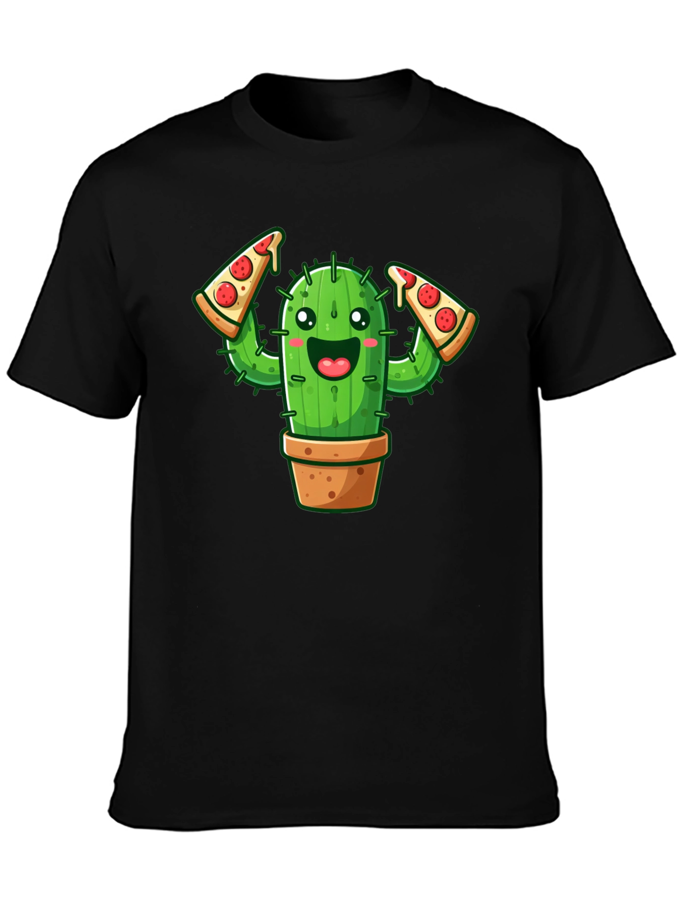 Cactus Pizza Lover Graphic Tee - Unisex