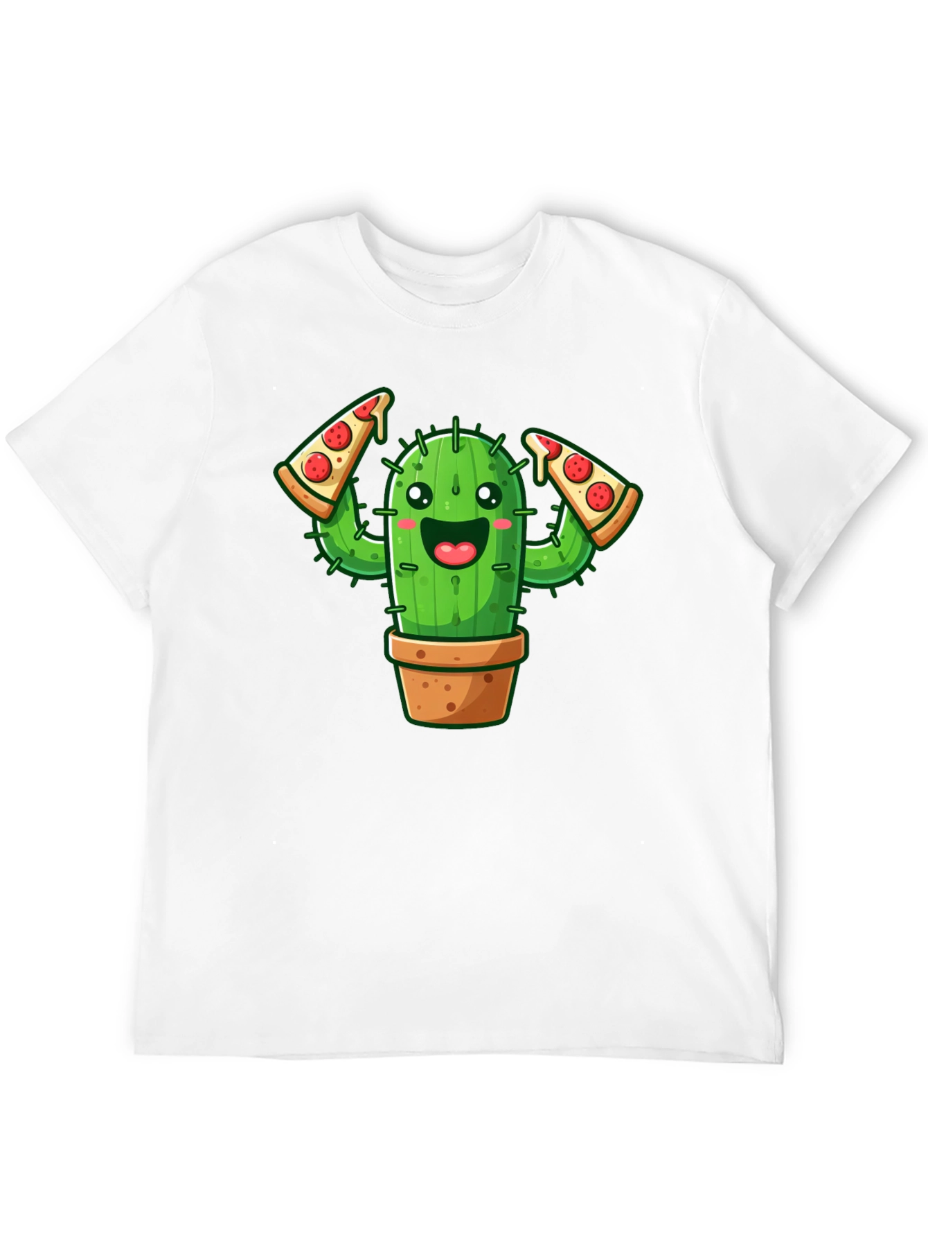 Cactus Pizza Lover Graphic Tee - Unisex