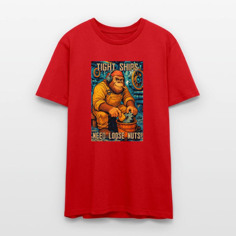 Tight Ships Need Loose Nuts Funny Engineer Bigfoot