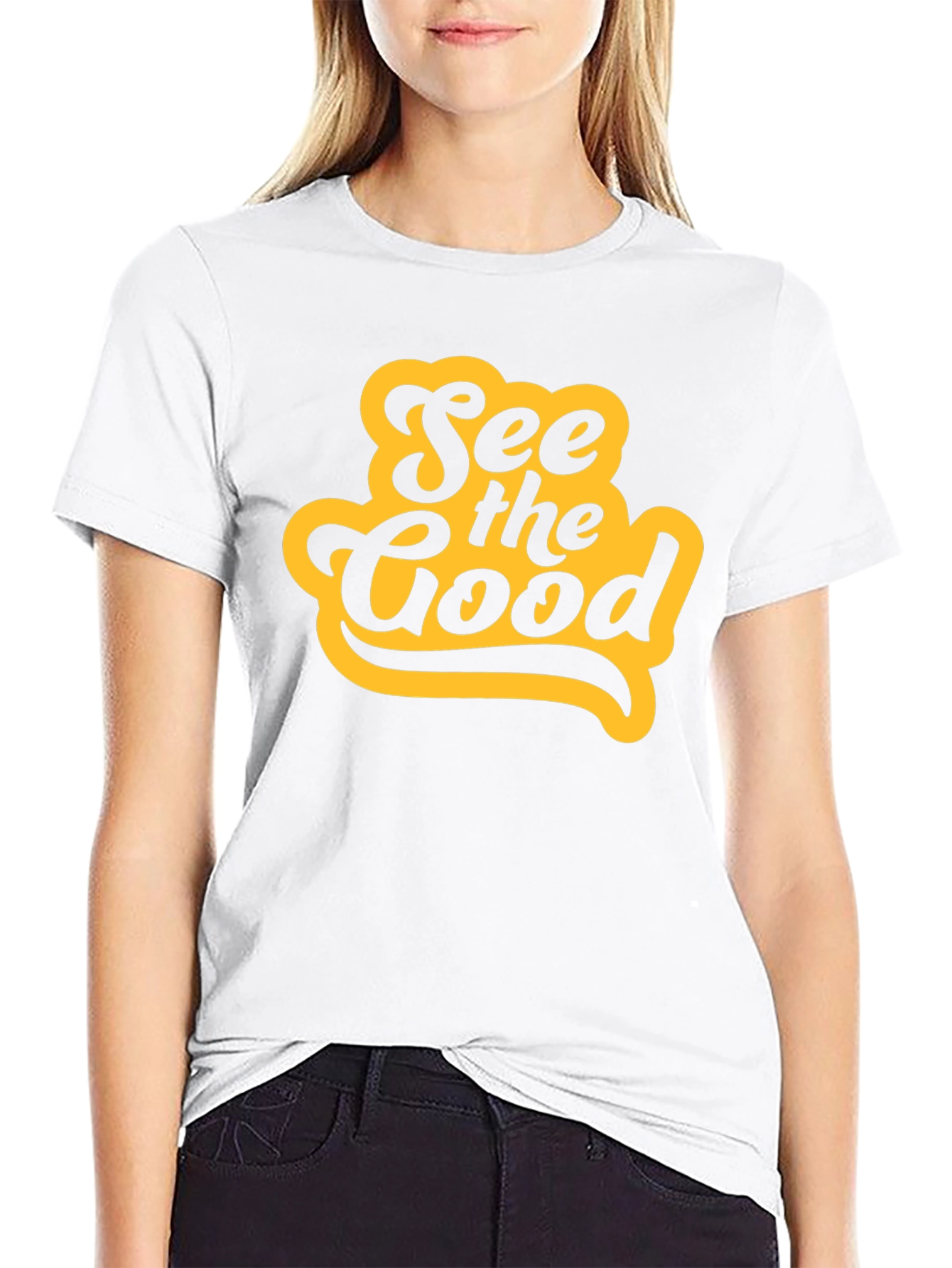 See the Good Graphic Tee - Mens Black T-Shirt