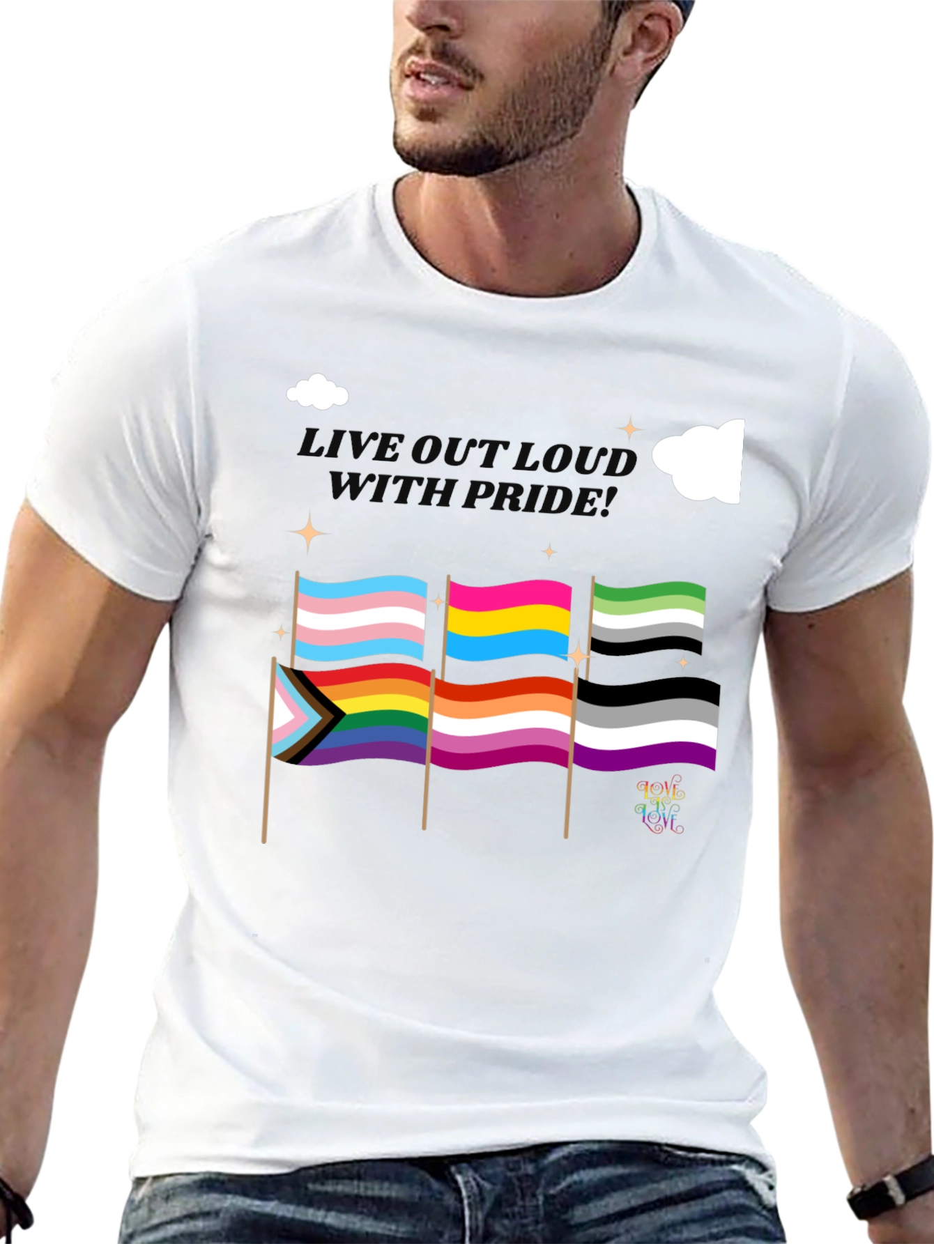 Pride Flags Graphic T-Shirt