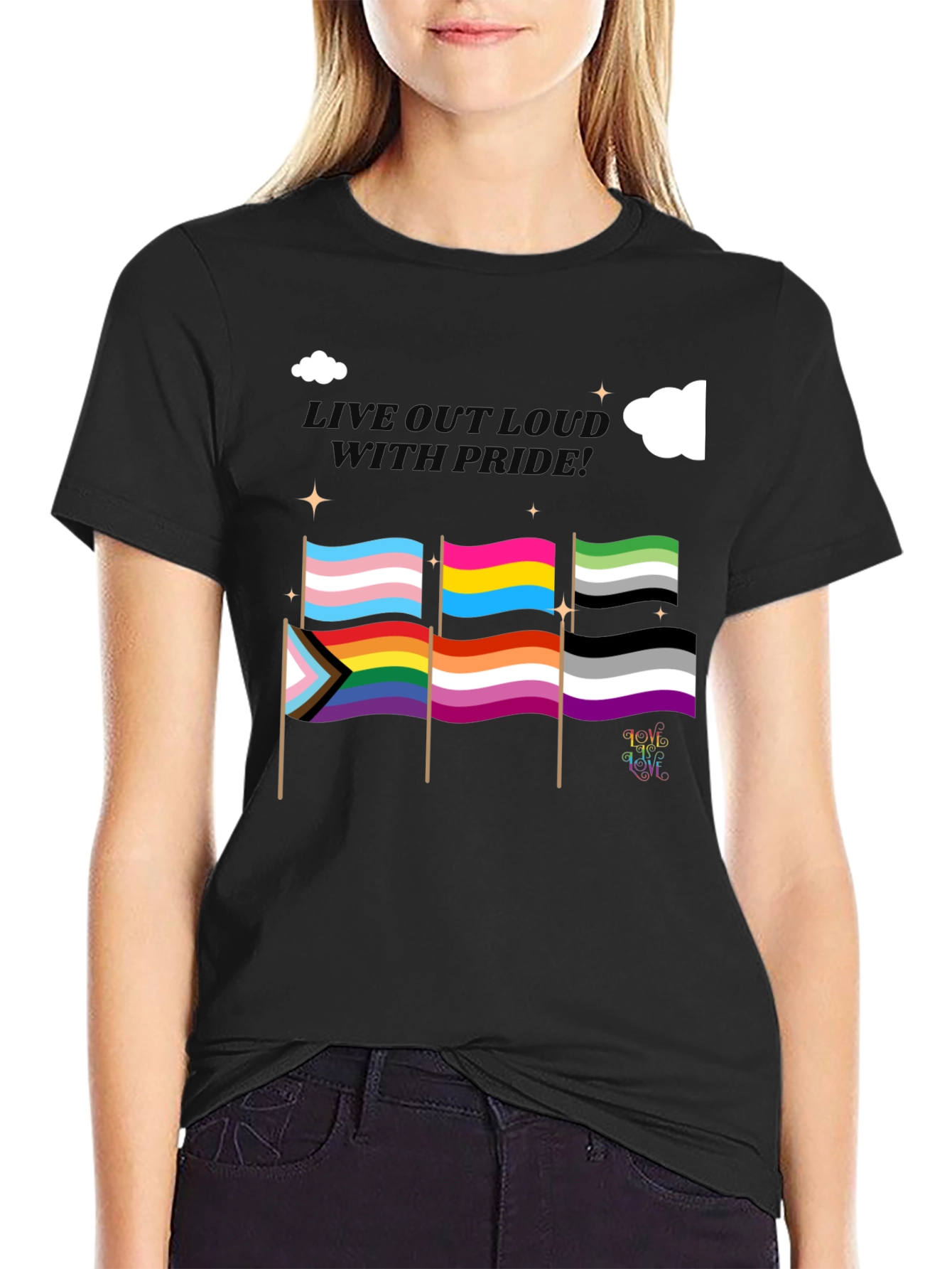 Pride Flags Graphic T-Shirt