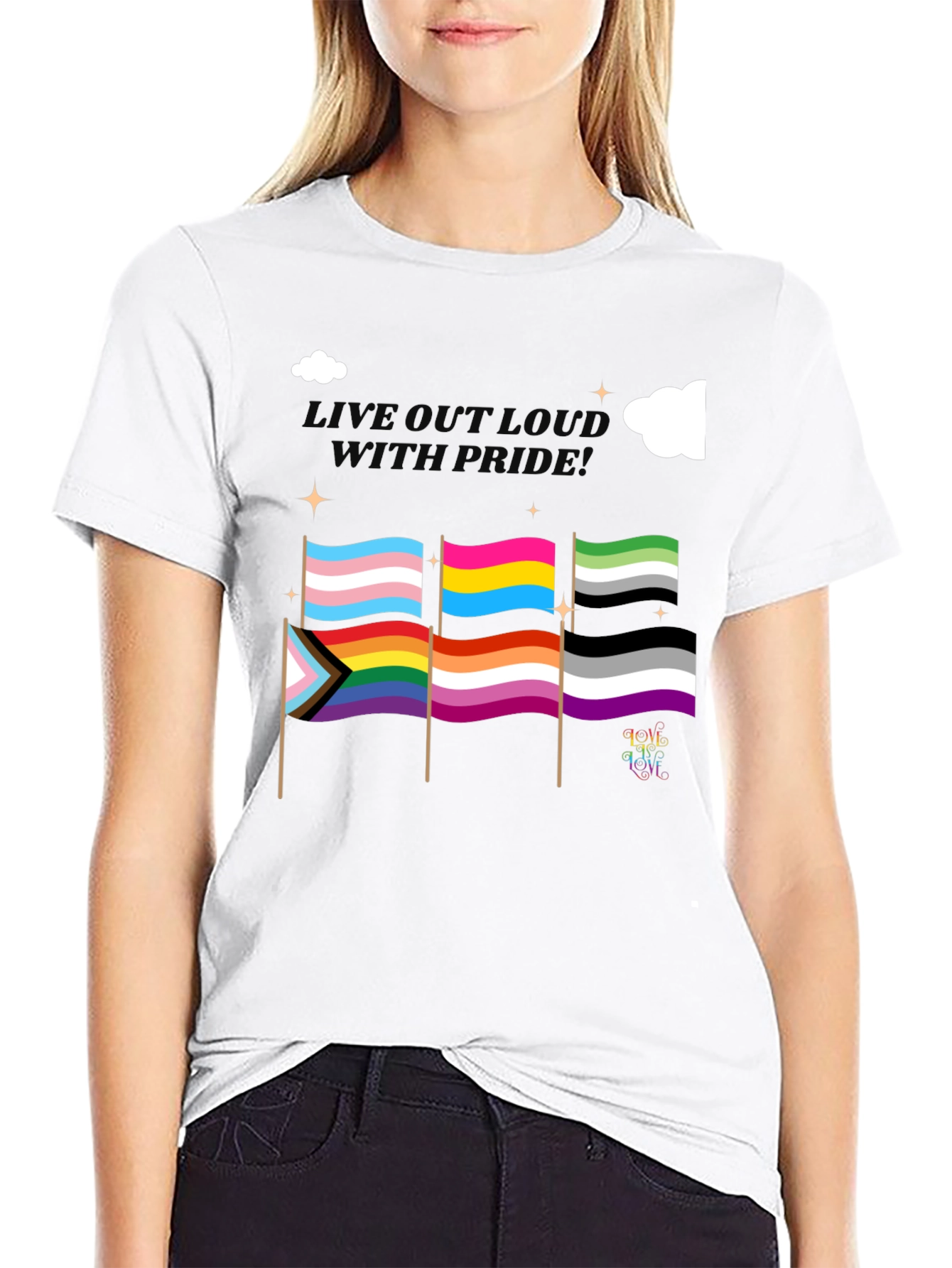 Pride Flags Graphic T-Shirt