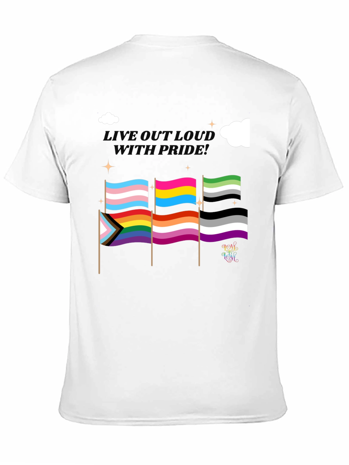 Pride Flags Graphic T-Shirt