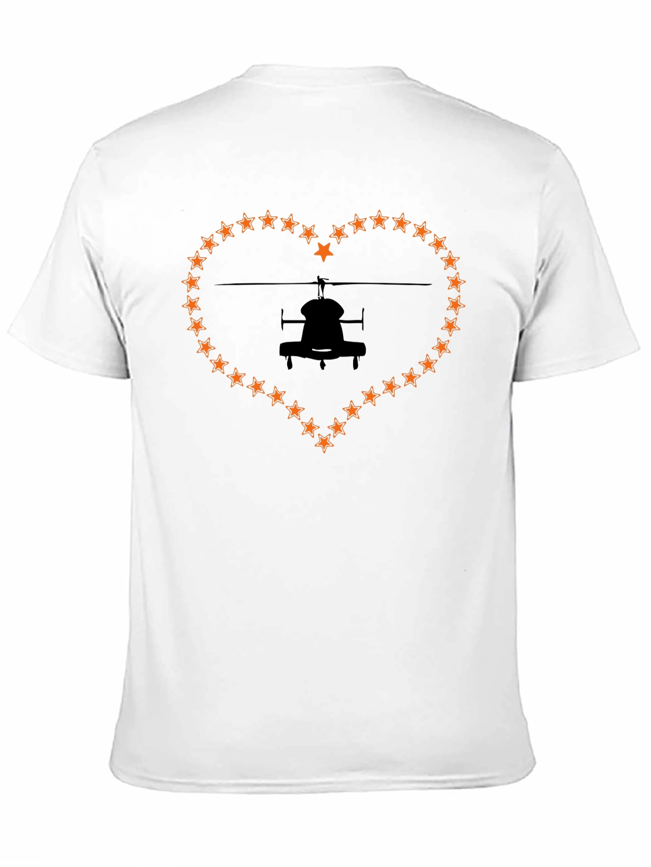 Helicopter Love Black T-Shirt