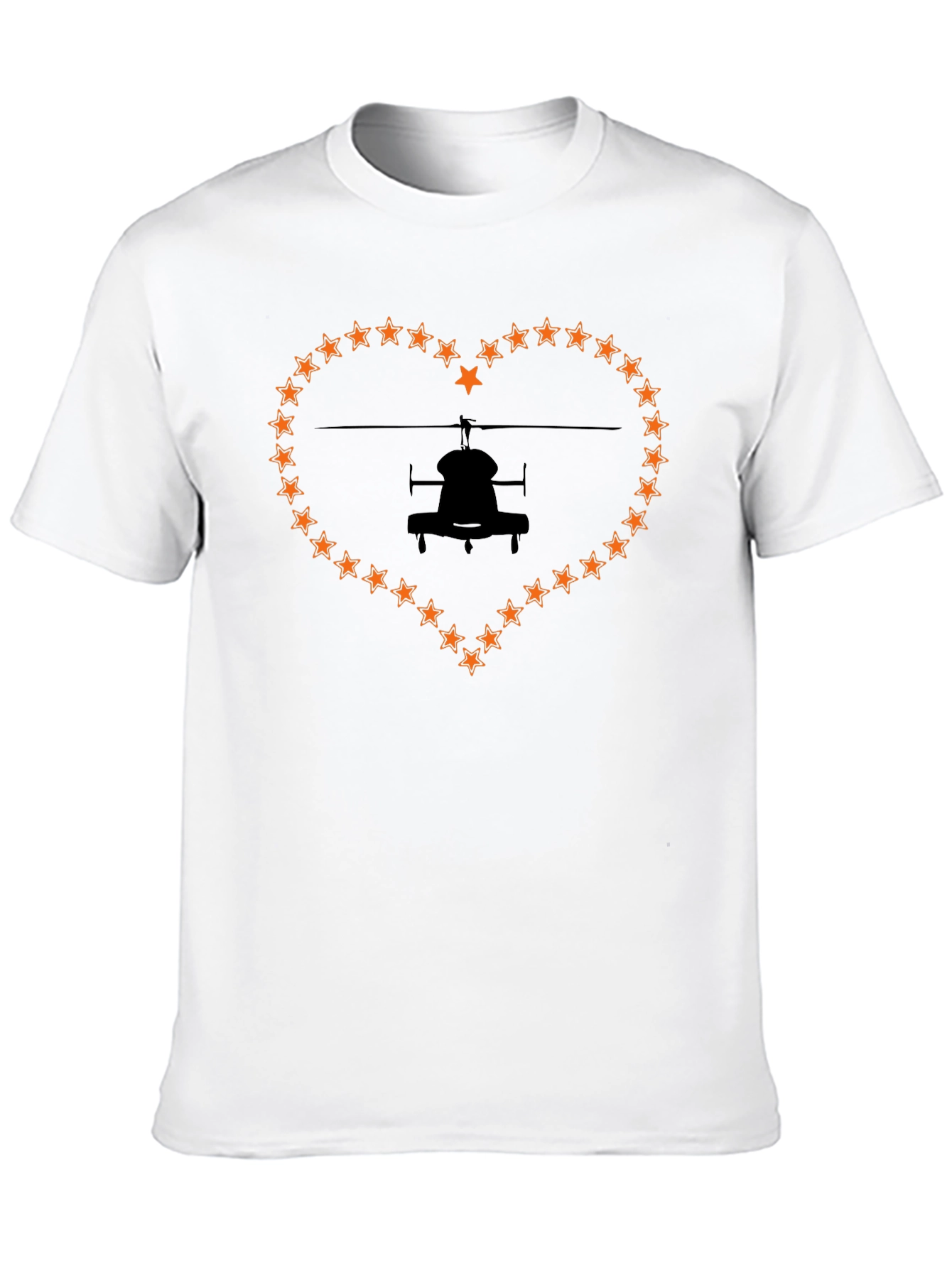 Helicopter Love Black T-Shirt