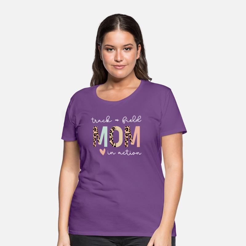 Track And Field Mom Leopard