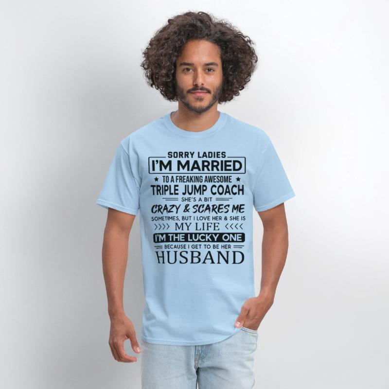 Triple Jump Coach Funny Saying For Husband