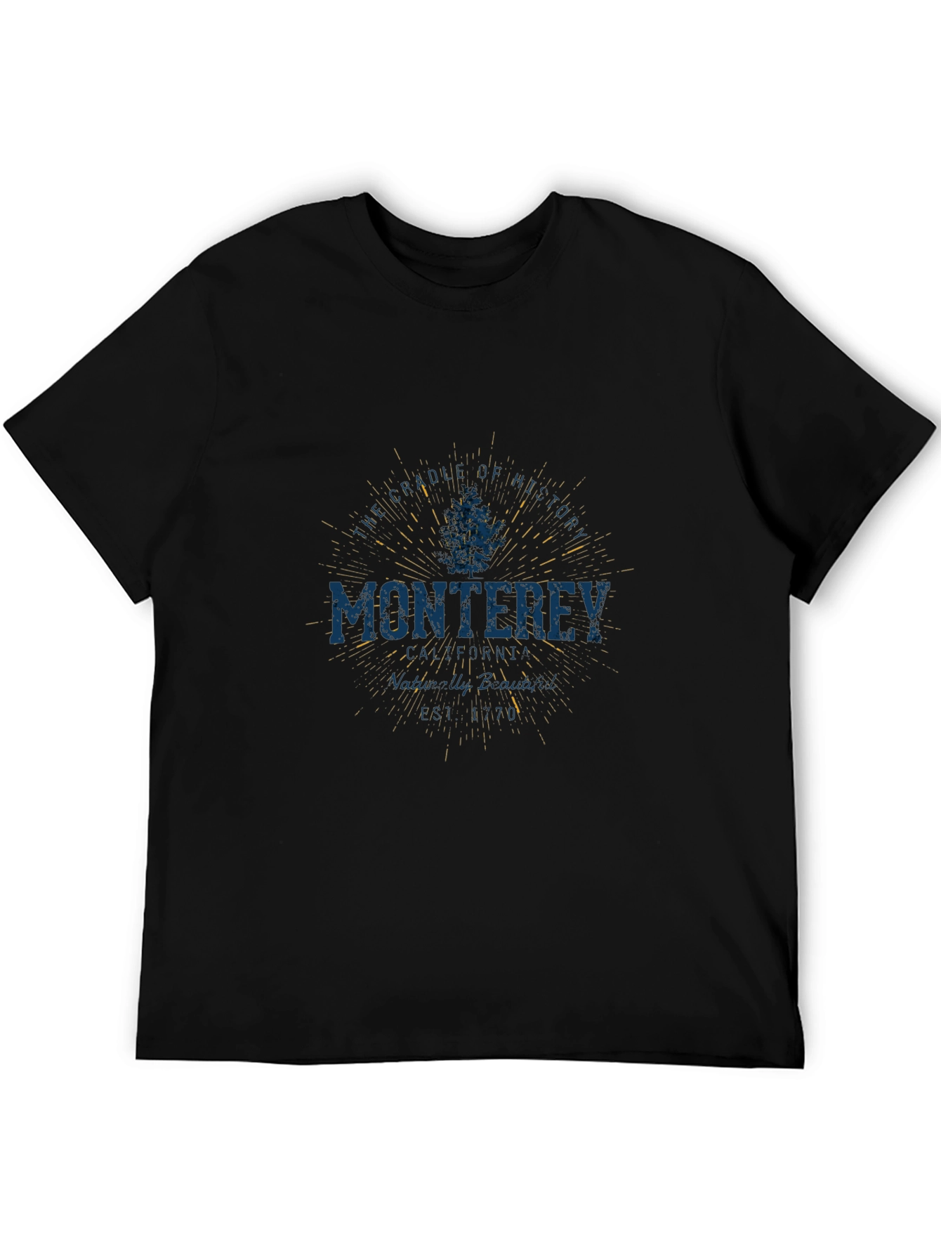 Monterey Black Graphic T-Shirt