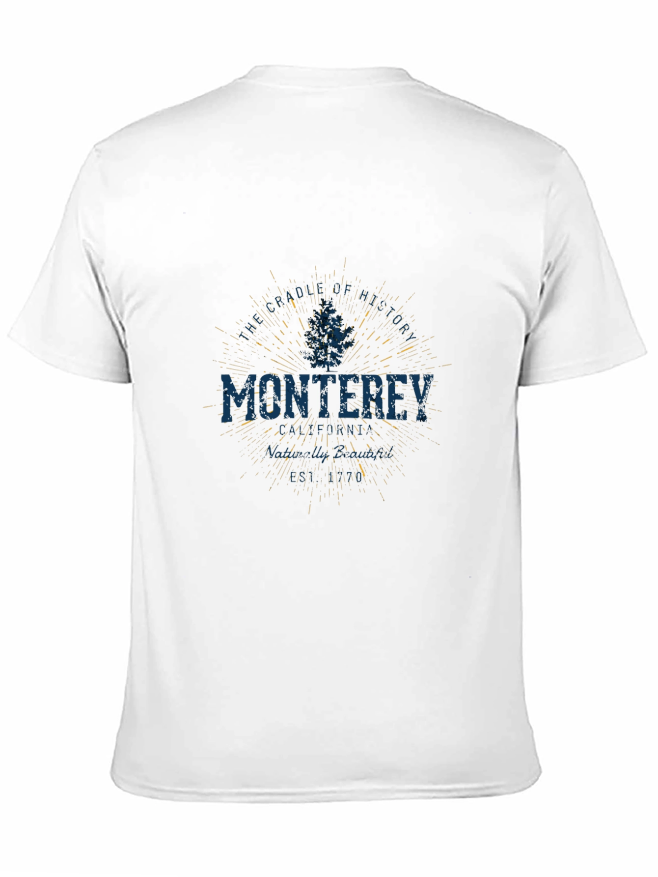 Monterey Black Graphic T-Shirt