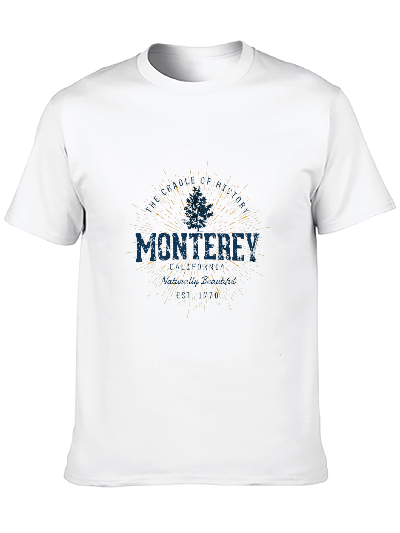 Monterey Black Graphic T-Shirt