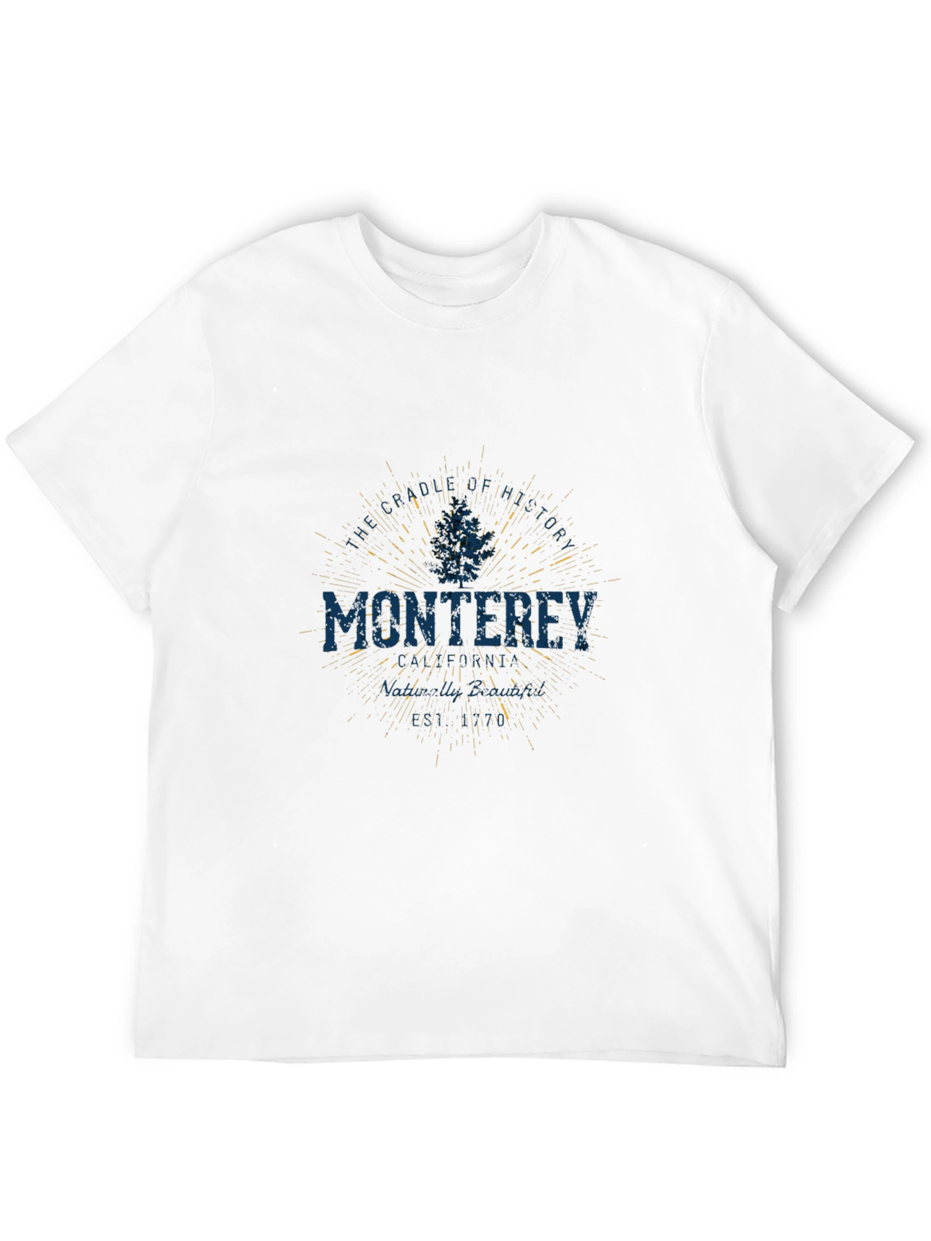 Monterey Black Graphic T-Shirt