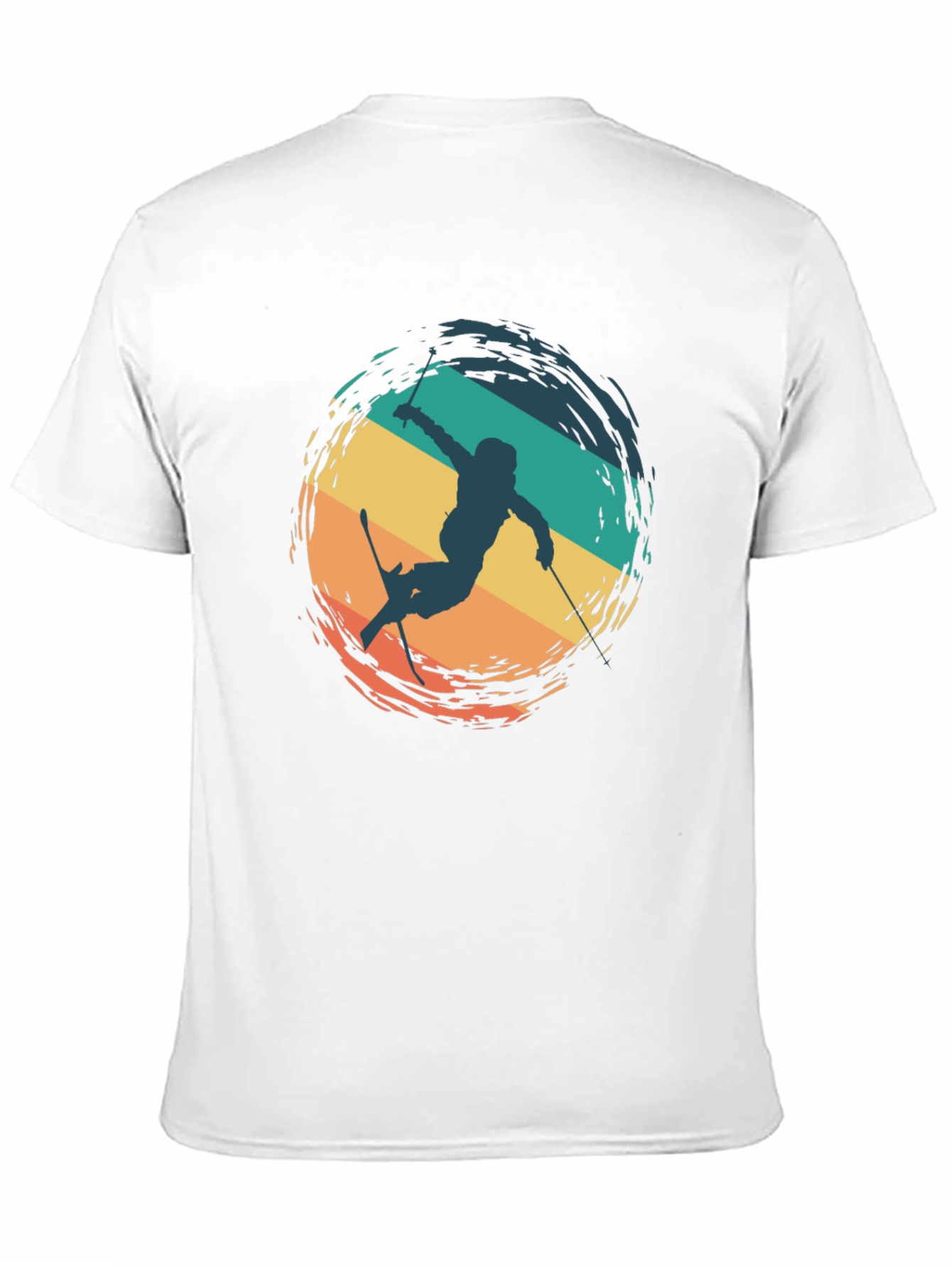 Retro Ski T-Shirt - Stylish Winter Apparel