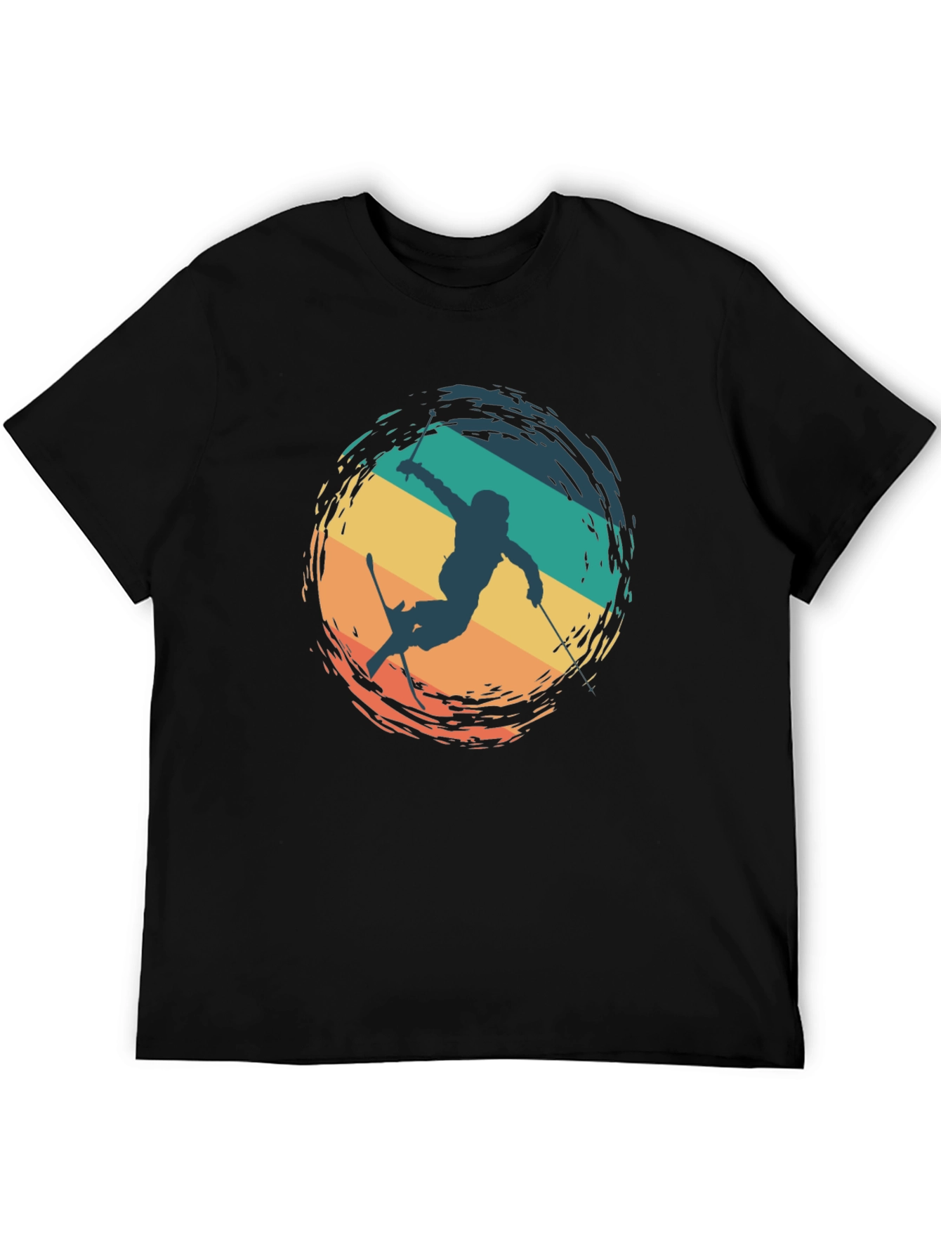Retro Ski T-Shirt - Stylish Winter Apparel