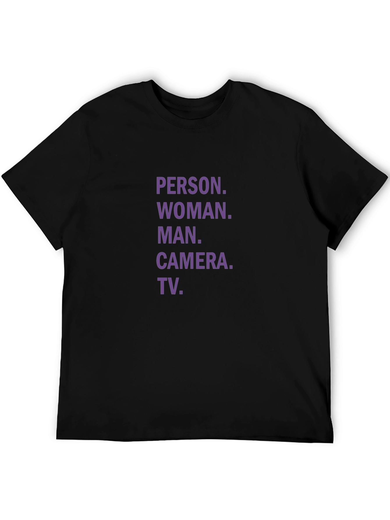 Person Woman Man Camera TV T-Shirt