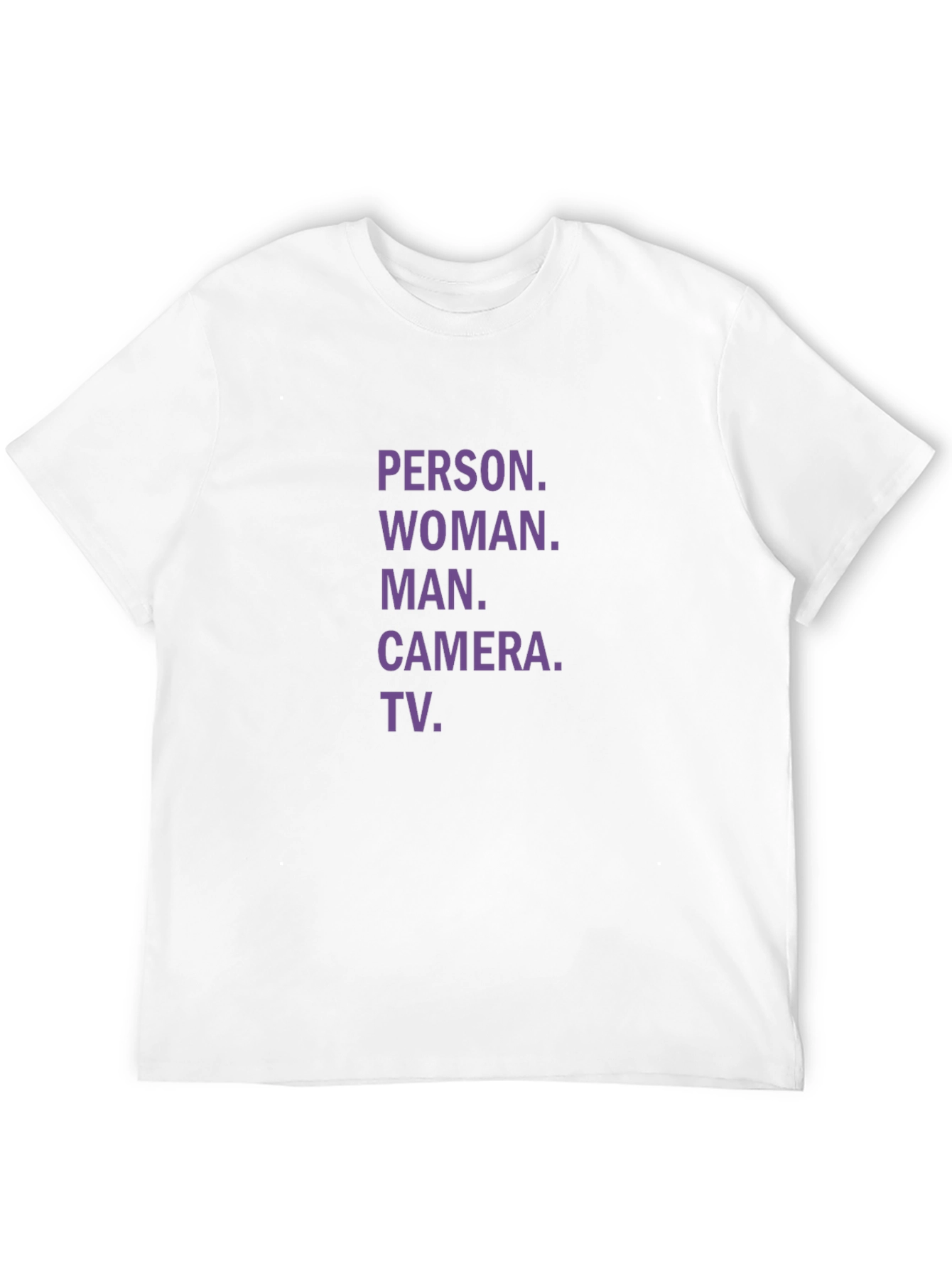 Person Woman Man Camera TV T-Shirt