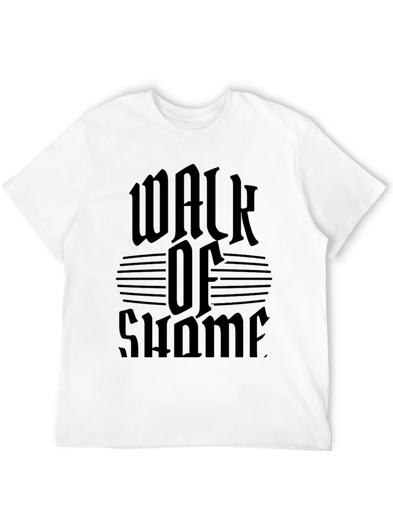 Walk of Shame Graphic T-Shirt - Black