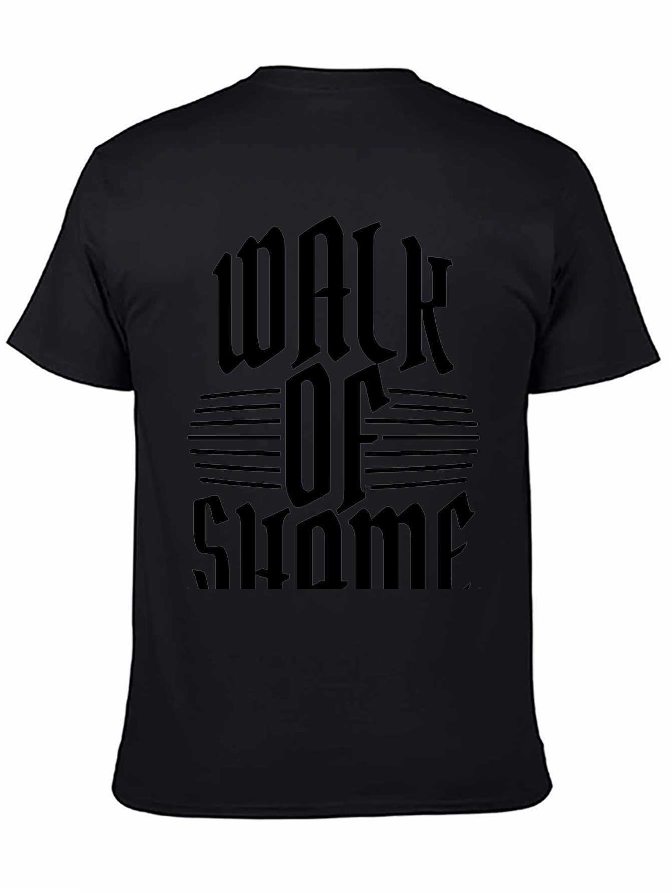 Walk of Shame Graphic T-Shirt - Black