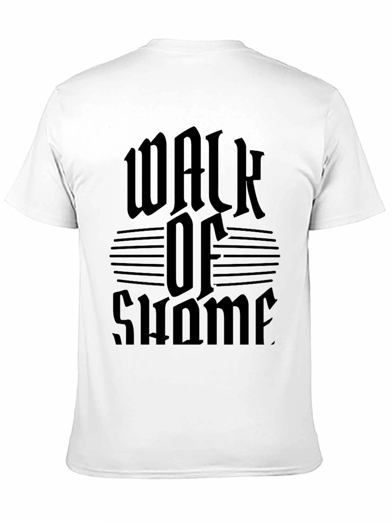 Walk of Shame Graphic T-Shirt - Black