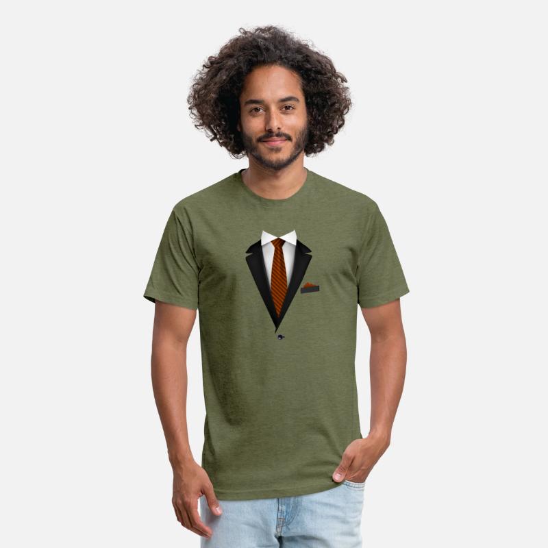 Tuxedo with a OrangeTie For Weddings And Special