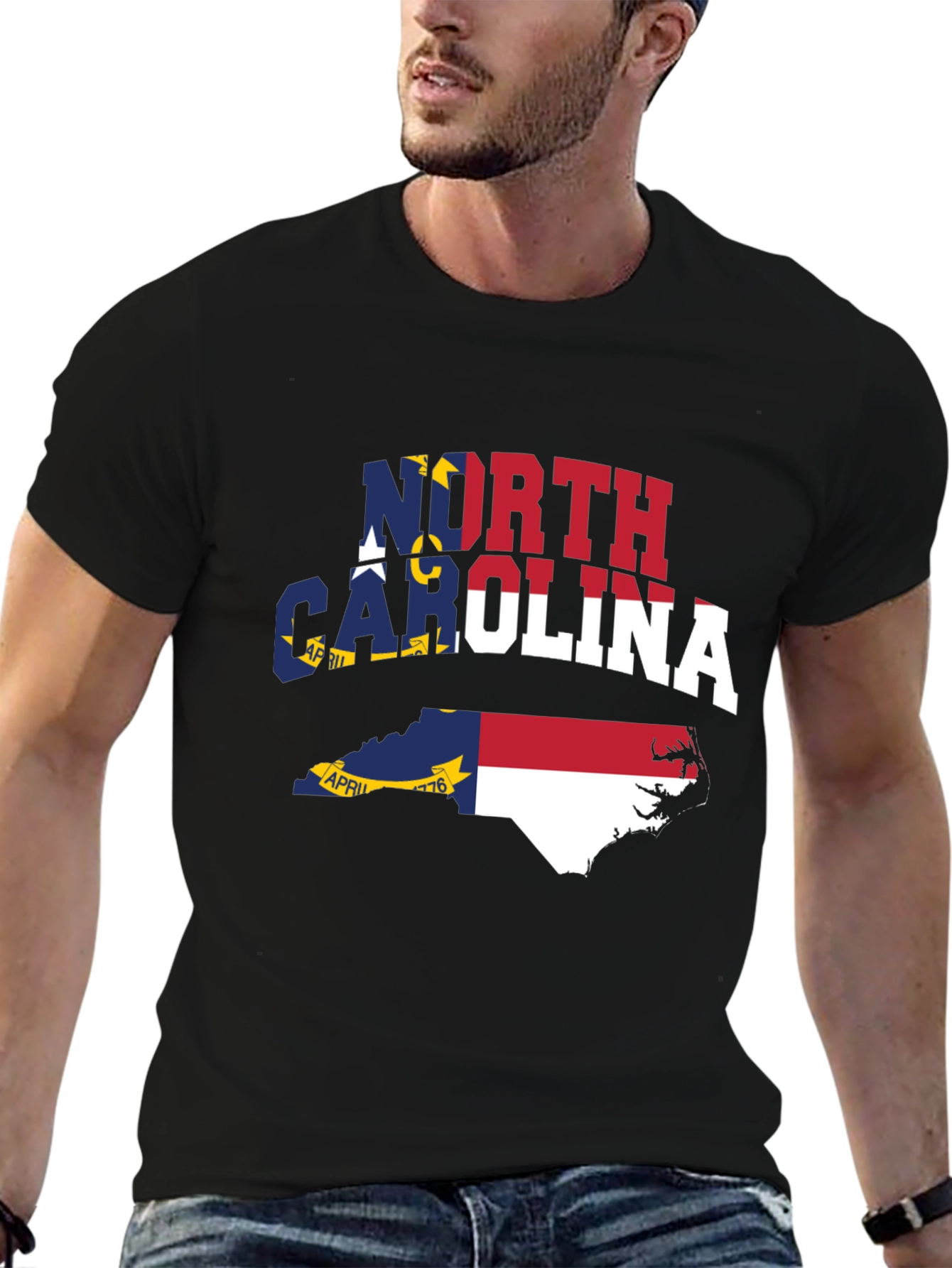 North Carolina Flag Graphic Tee