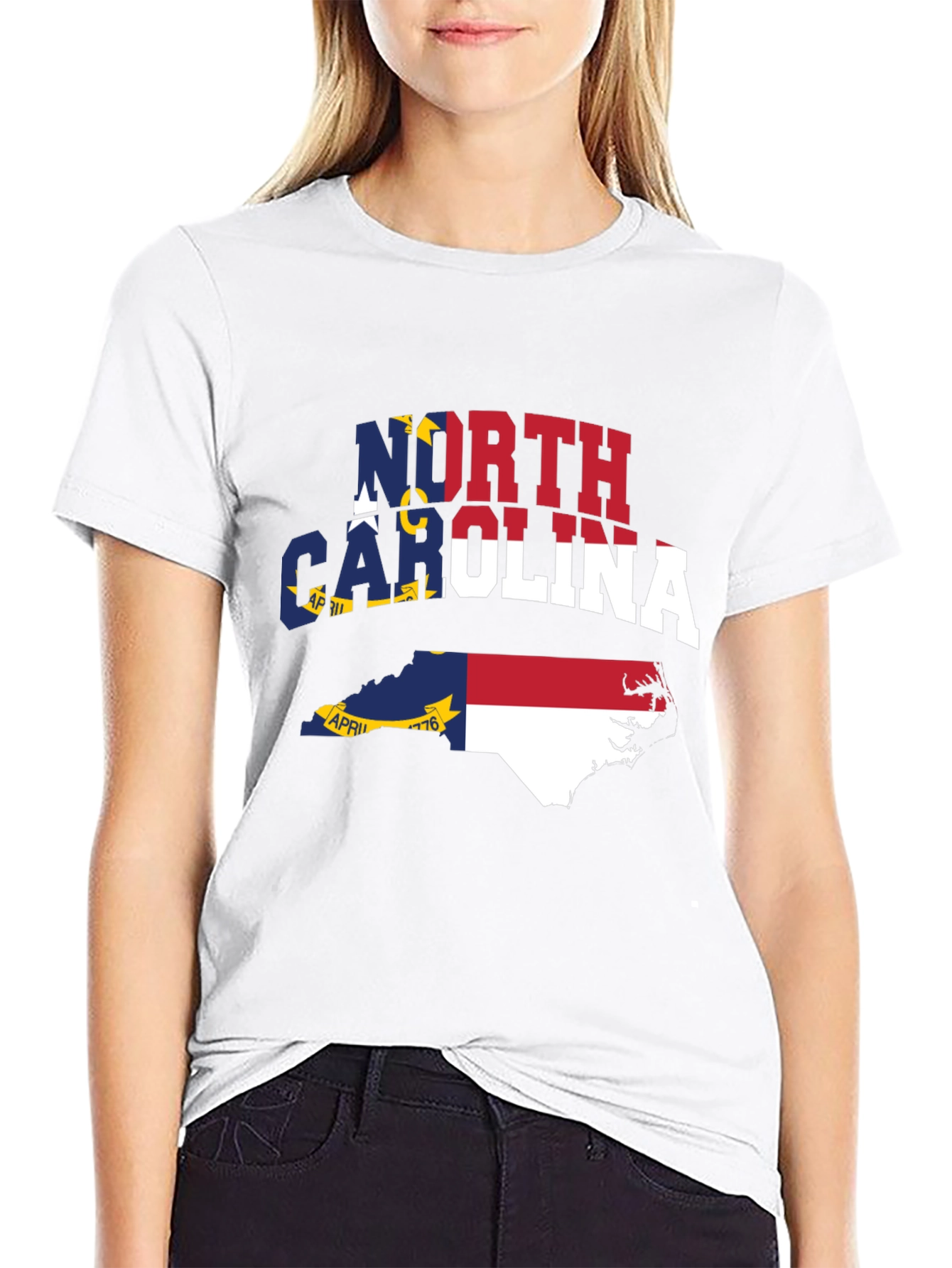 North Carolina Flag Graphic Tee