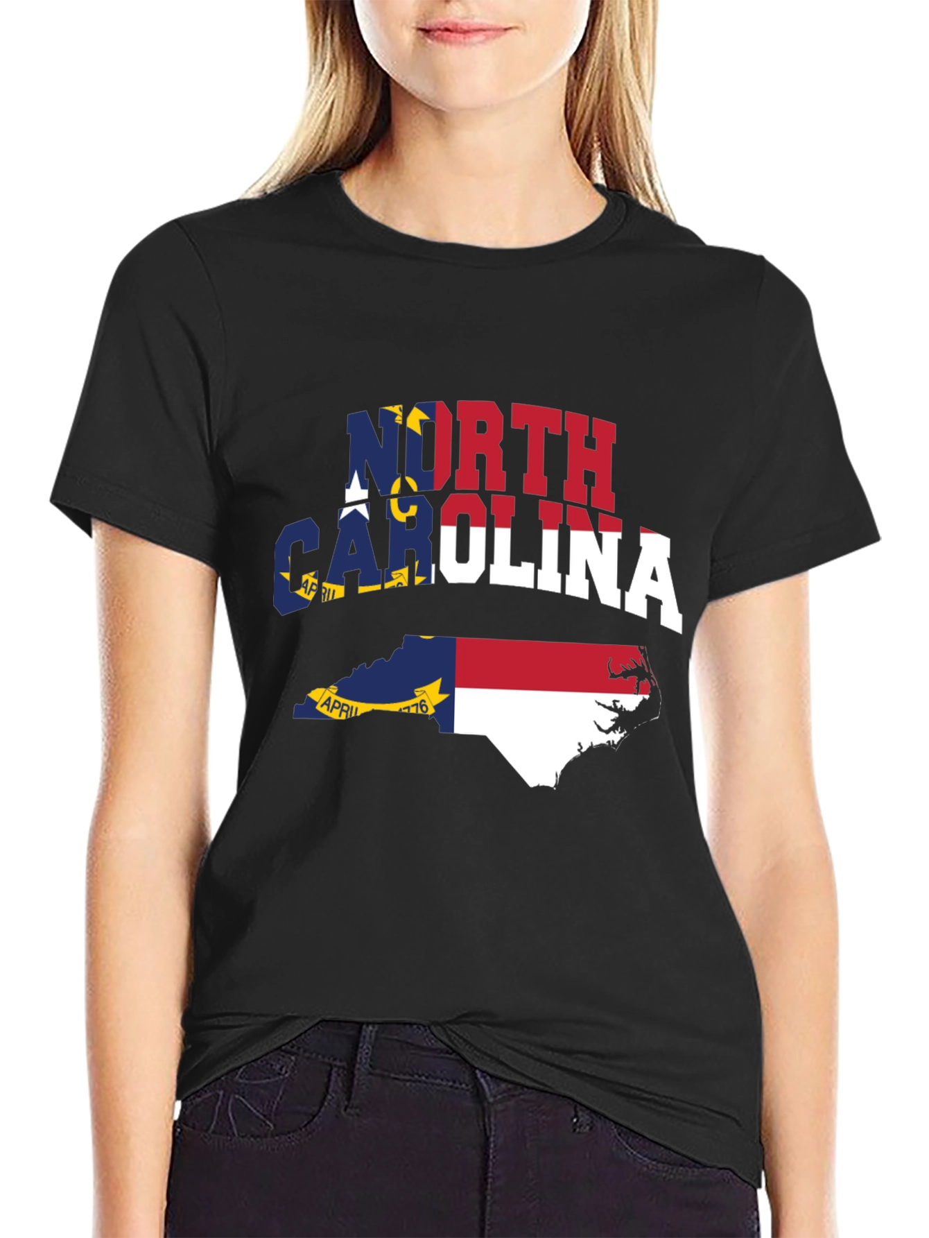 North Carolina Flag Graphic Tee