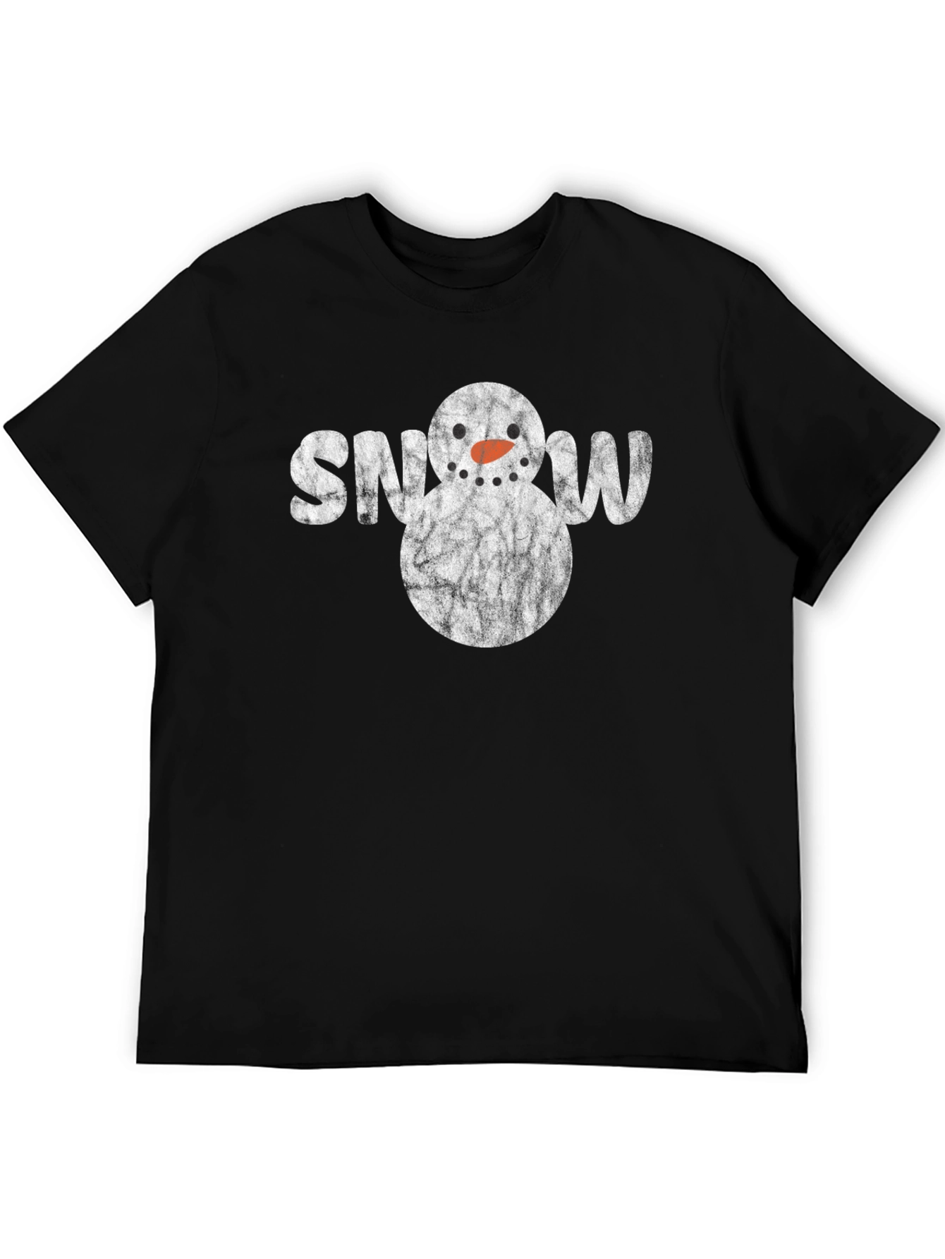 Snowman Graphic T-Shirt - Winter Holiday Style