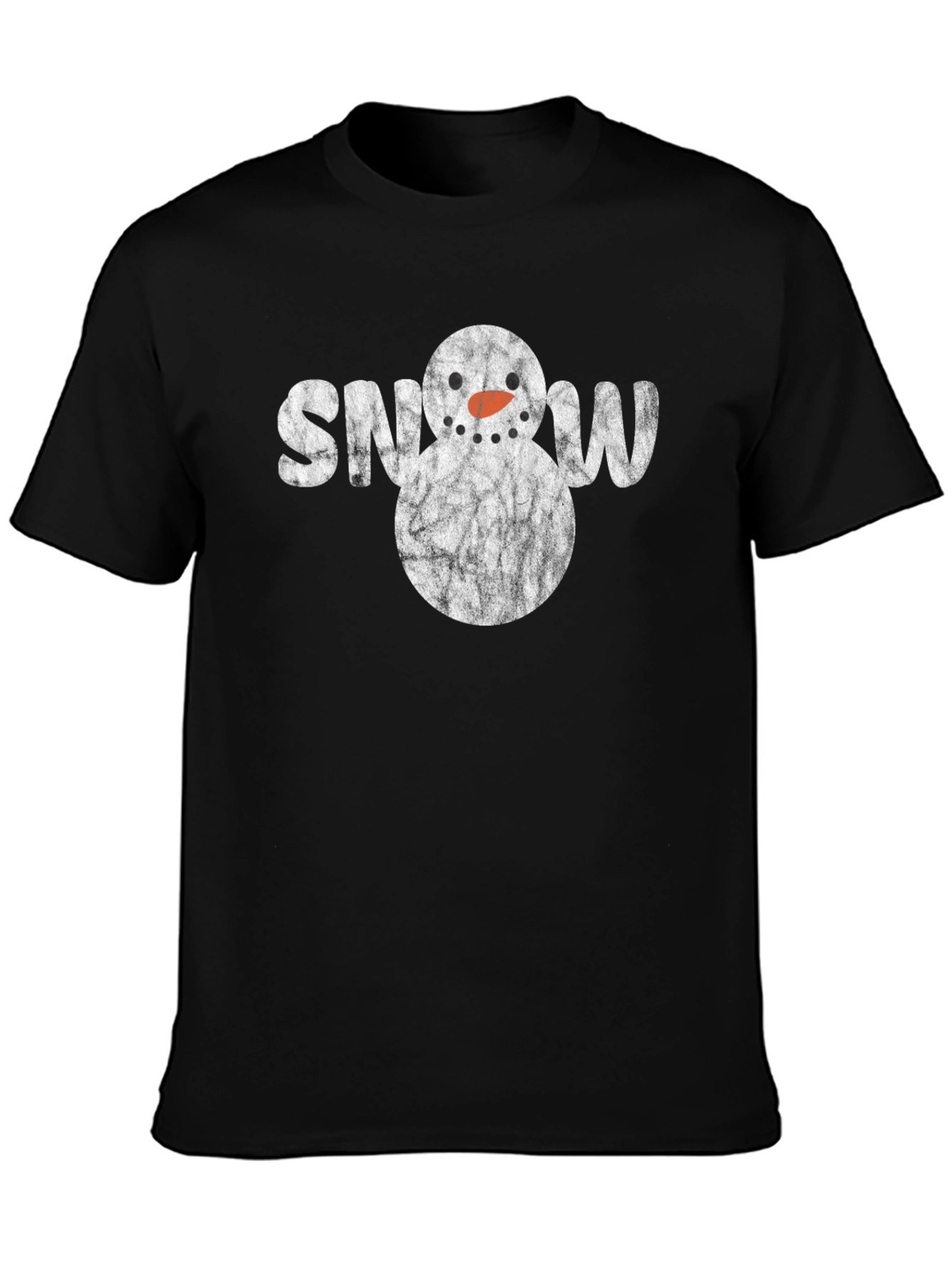 Snowman Graphic T-Shirt - Winter Holiday Style