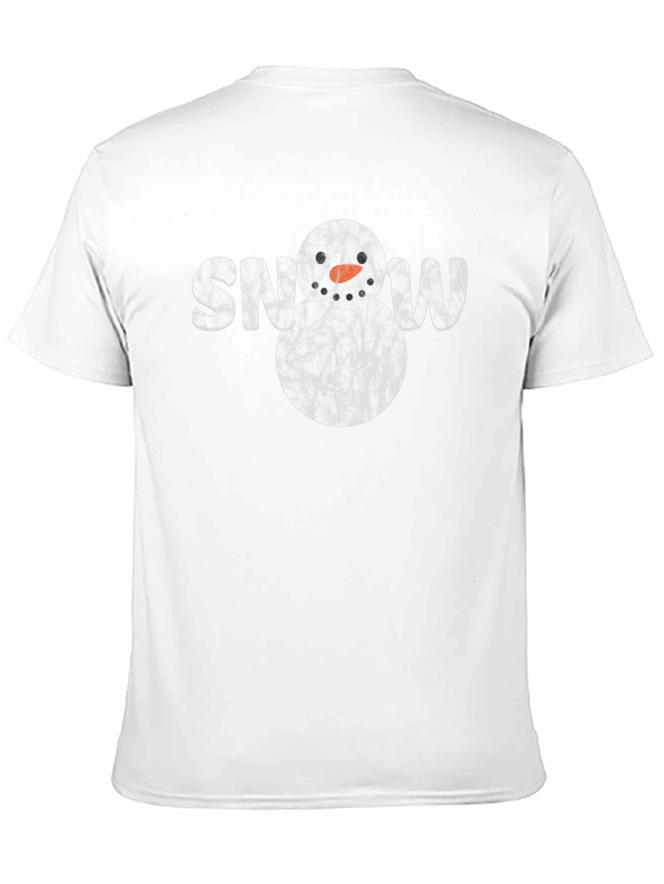 Snowman Graphic T-Shirt - Winter Holiday Style