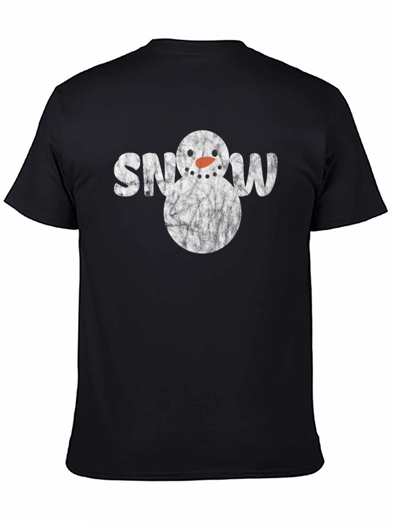 Snowman Graphic T-Shirt - Winter Holiday Style
