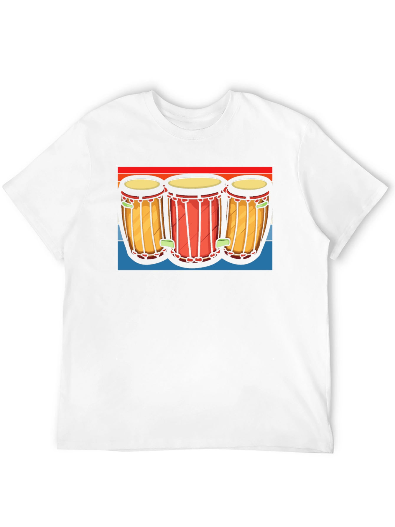 Retro Drum Graphic Tee - Music Lover Shirt