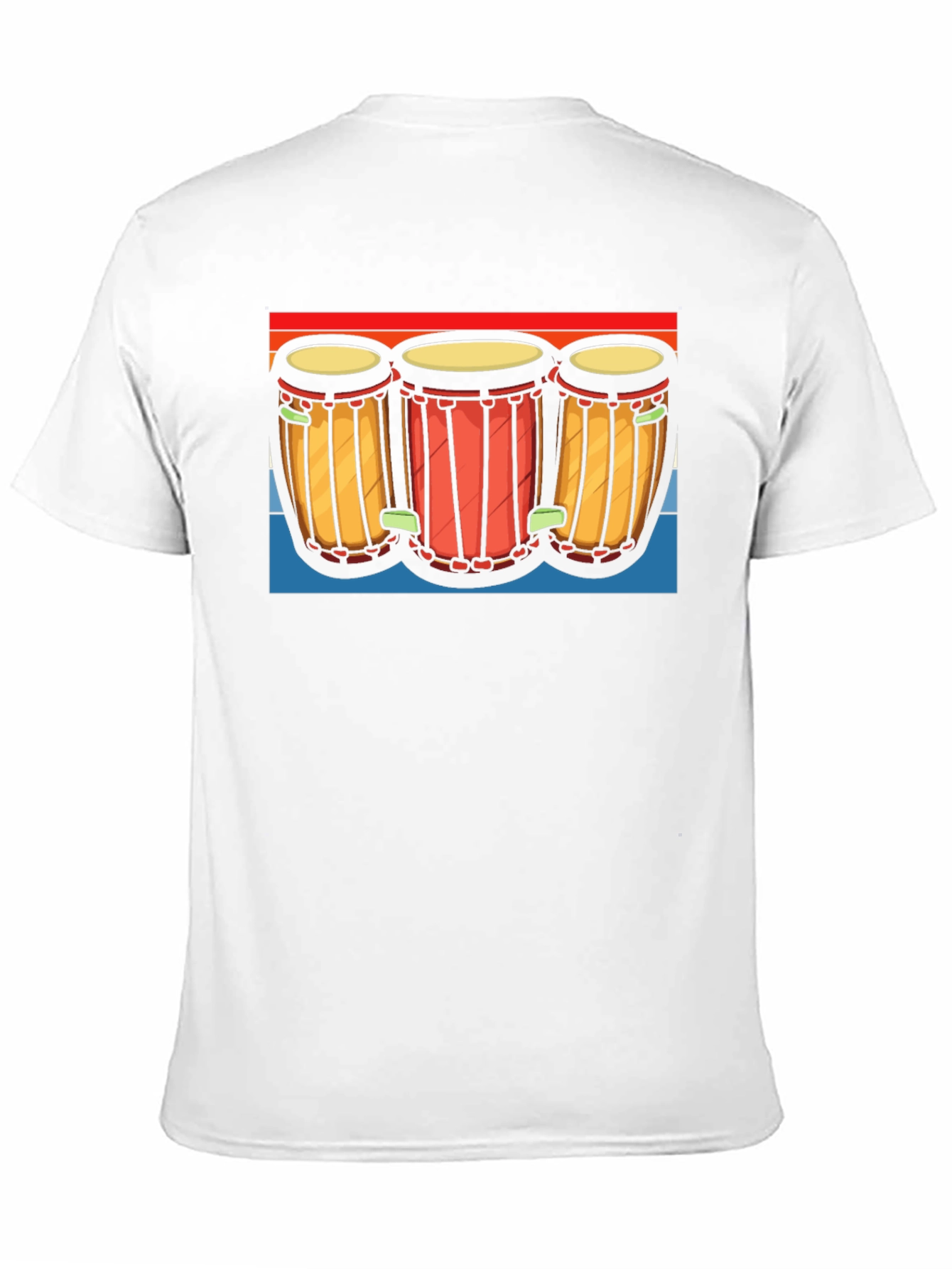 Retro Drum Graphic Tee - Music Lover Shirt