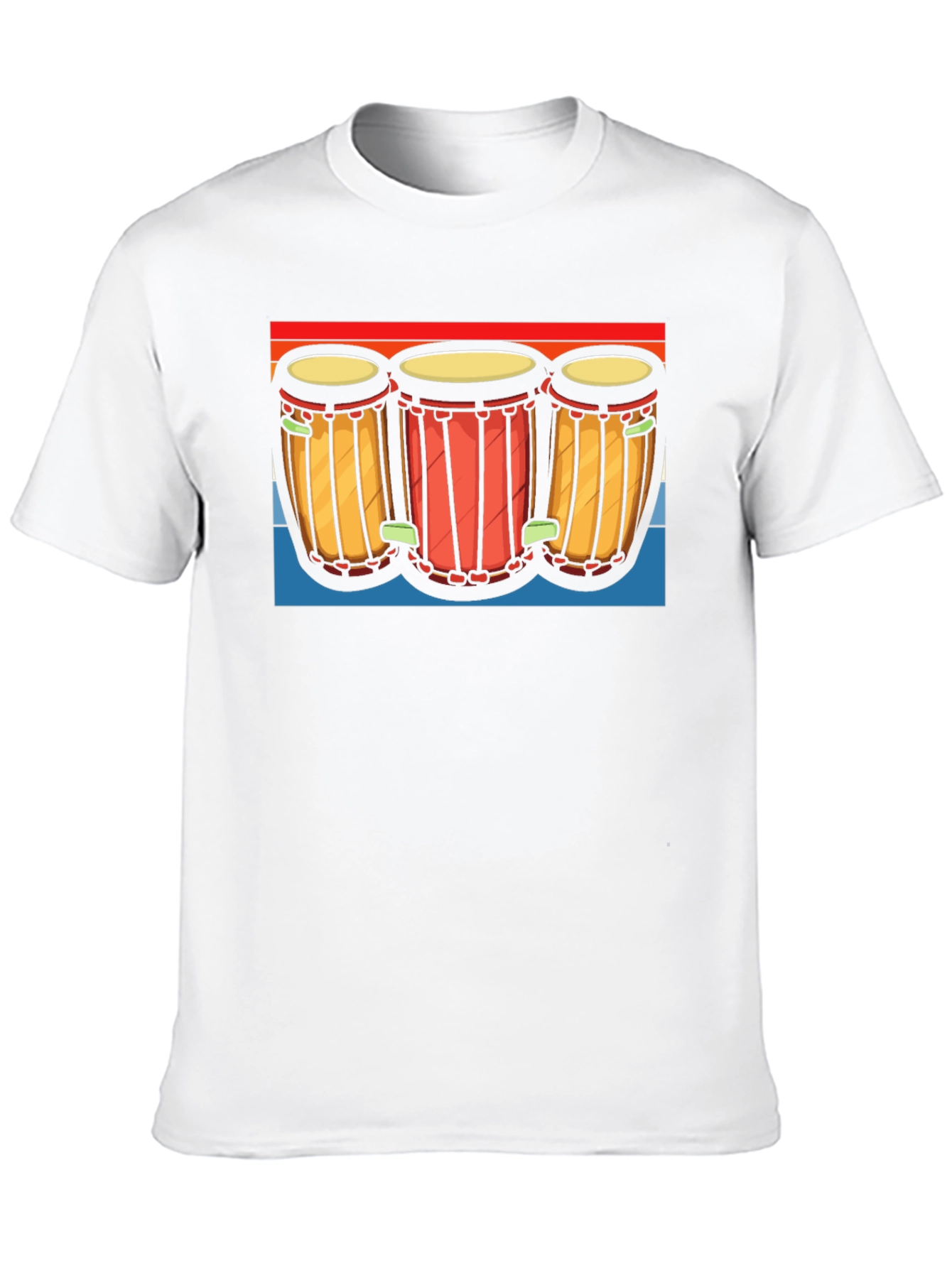 Retro Drum Graphic Tee - Music Lover Shirt