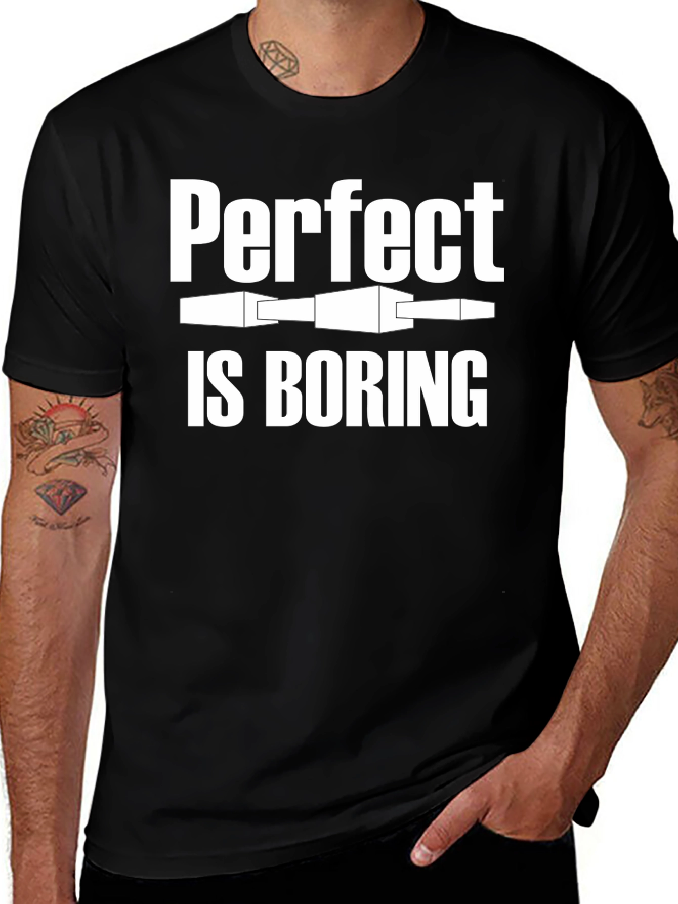 Perfect is Boring Graphic T-Shirt