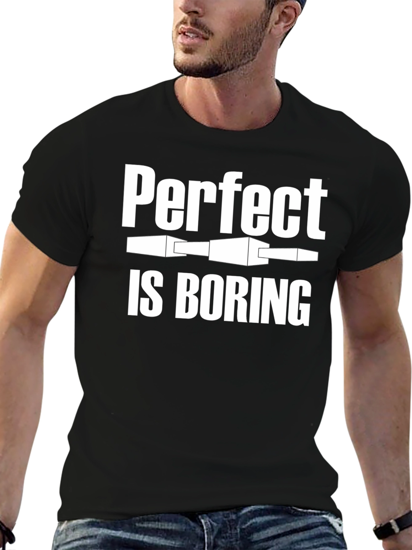 Perfect is Boring Graphic T-Shirt
