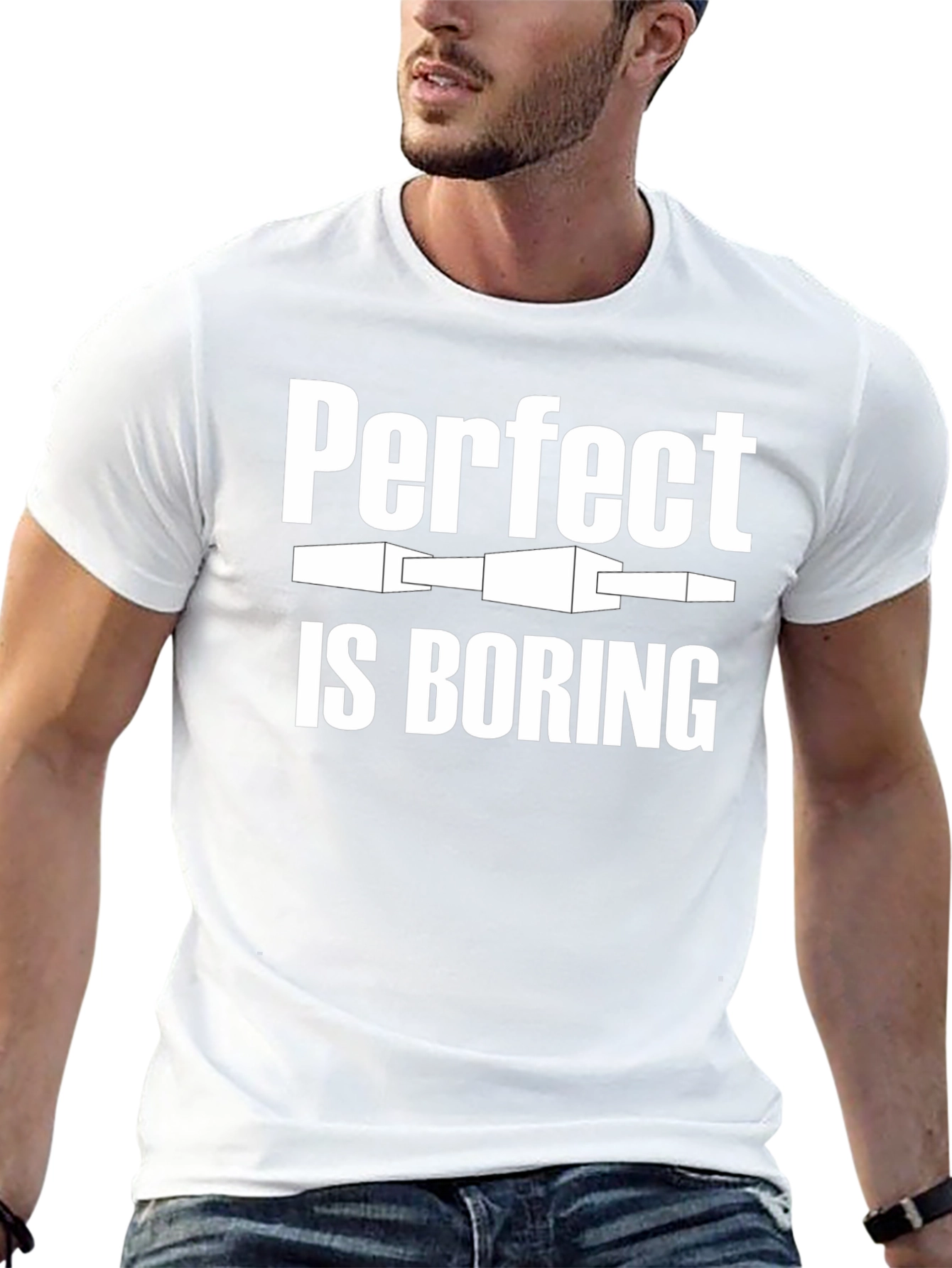 Perfect is Boring Graphic T-Shirt