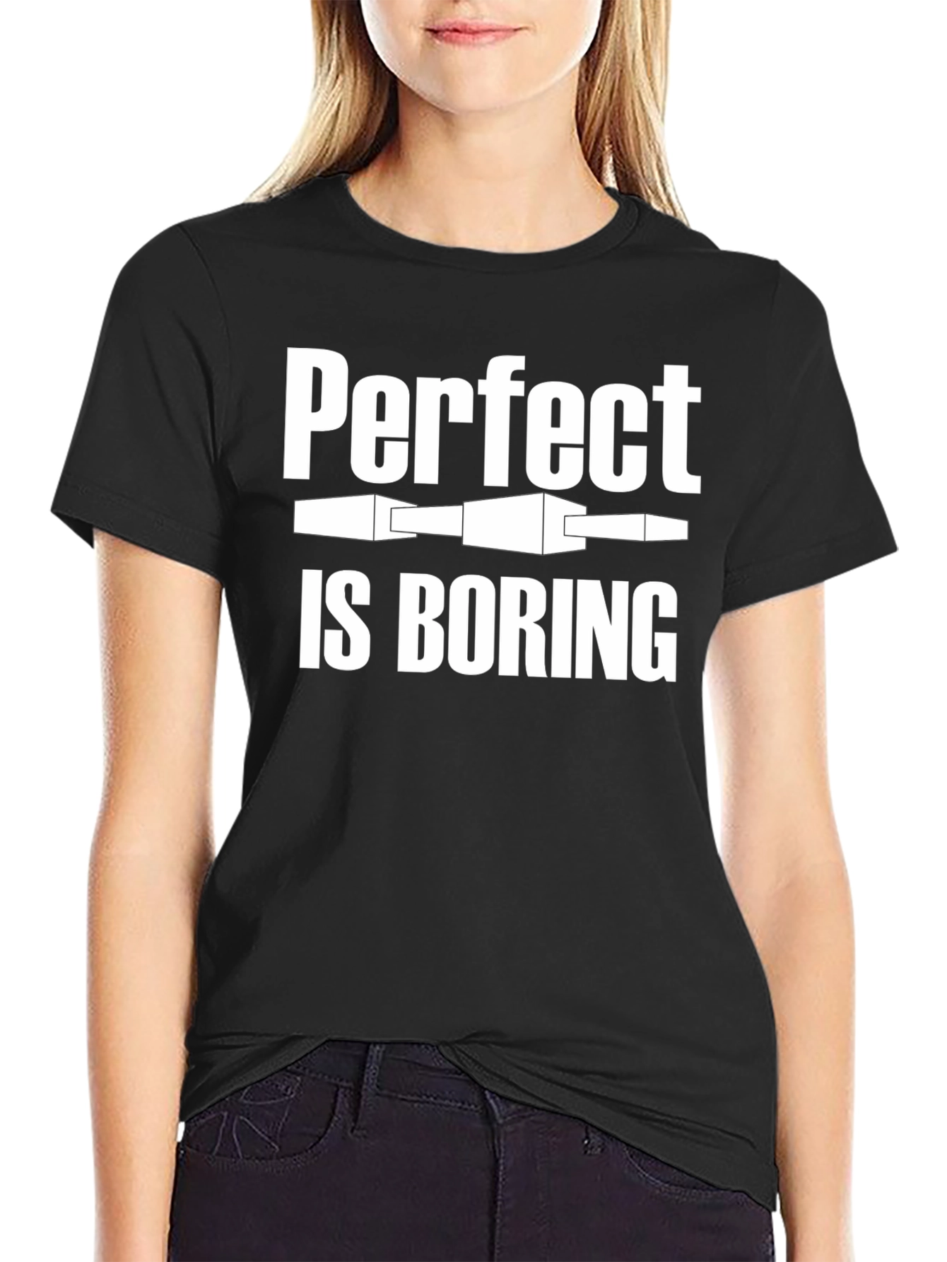 Perfect is Boring Graphic T-Shirt