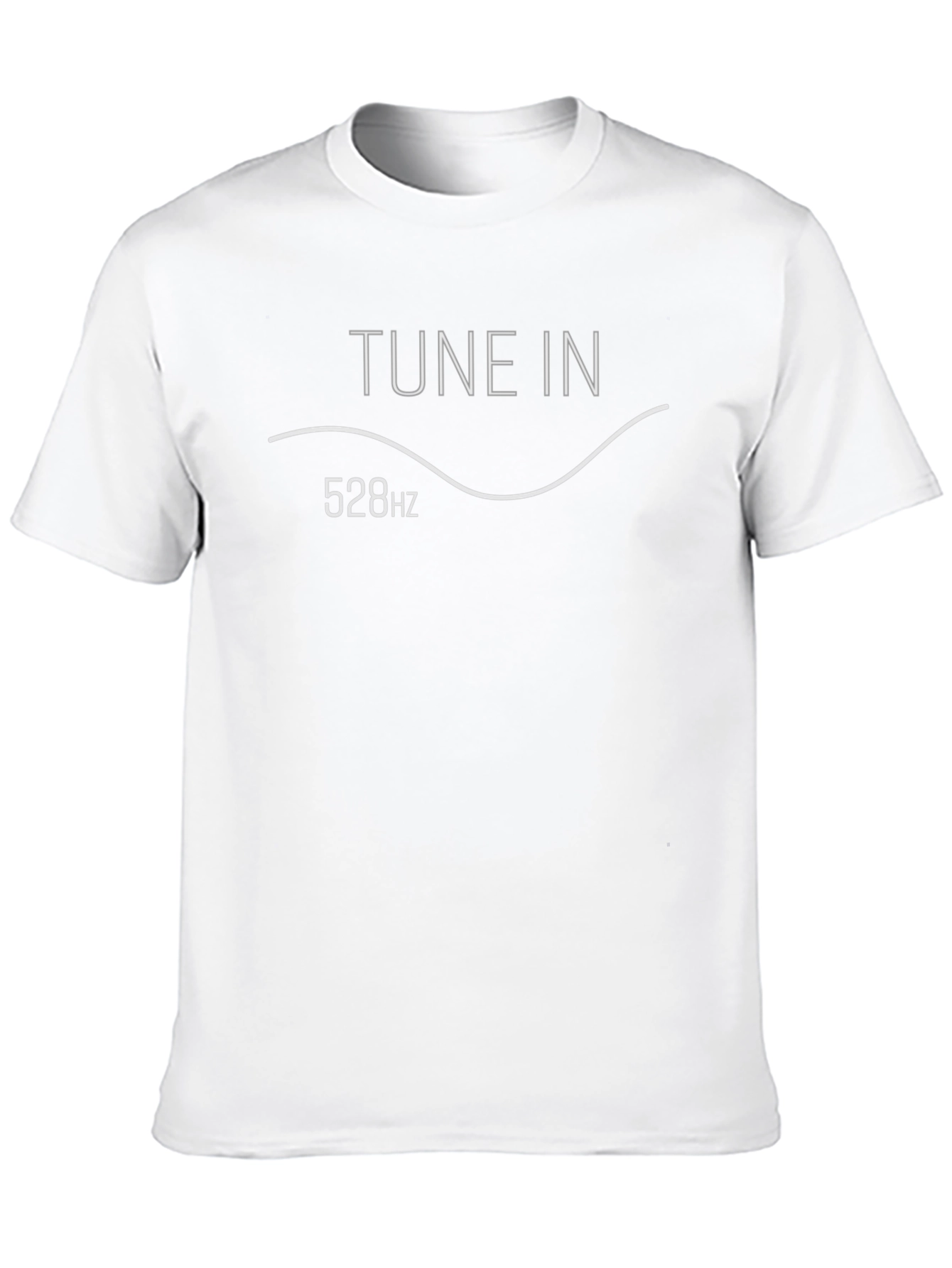 Tune In 528Hz Graphic Tee - Mens Black T-Shirt