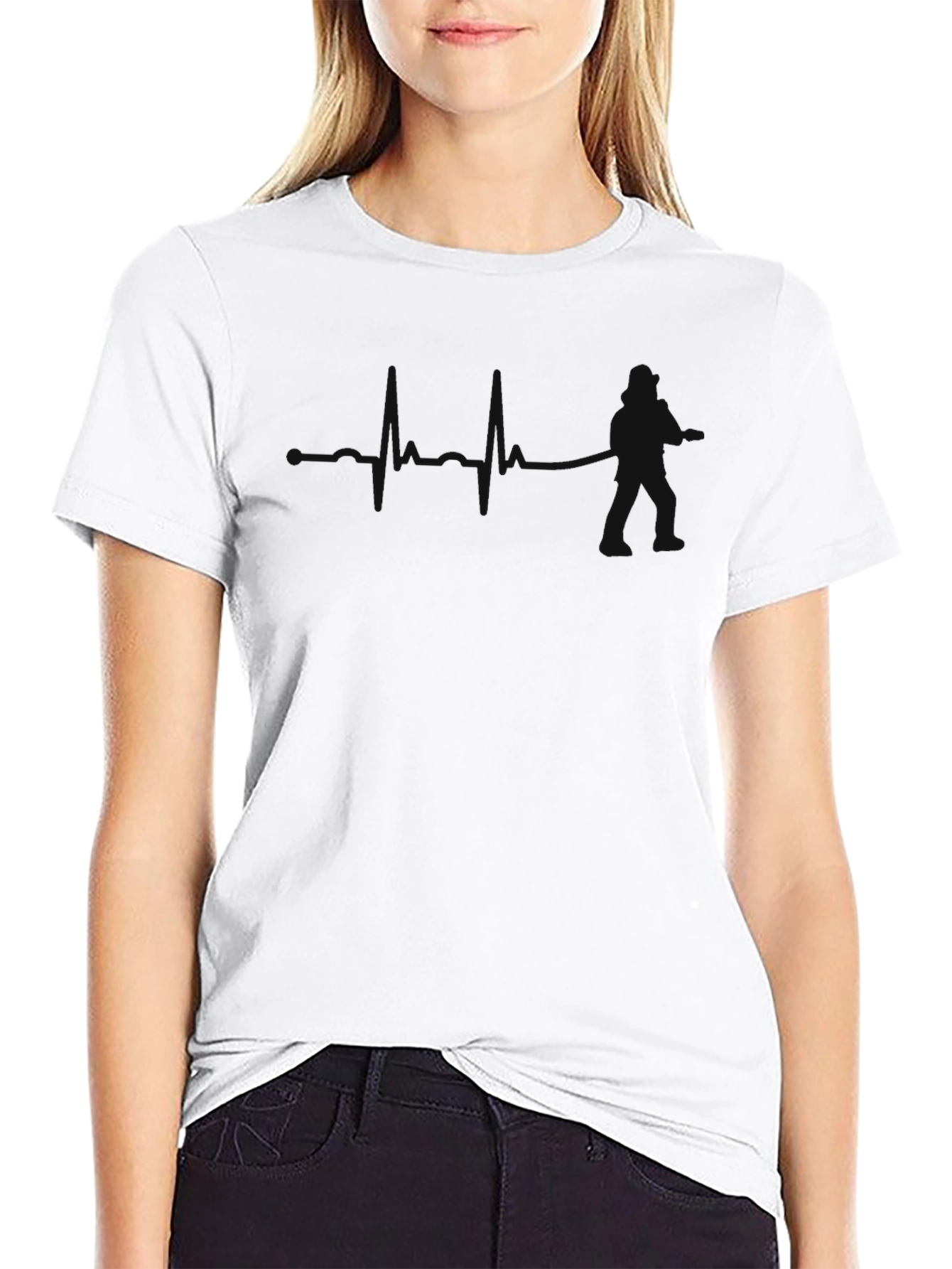 Mens Black Graphic T-Shirt