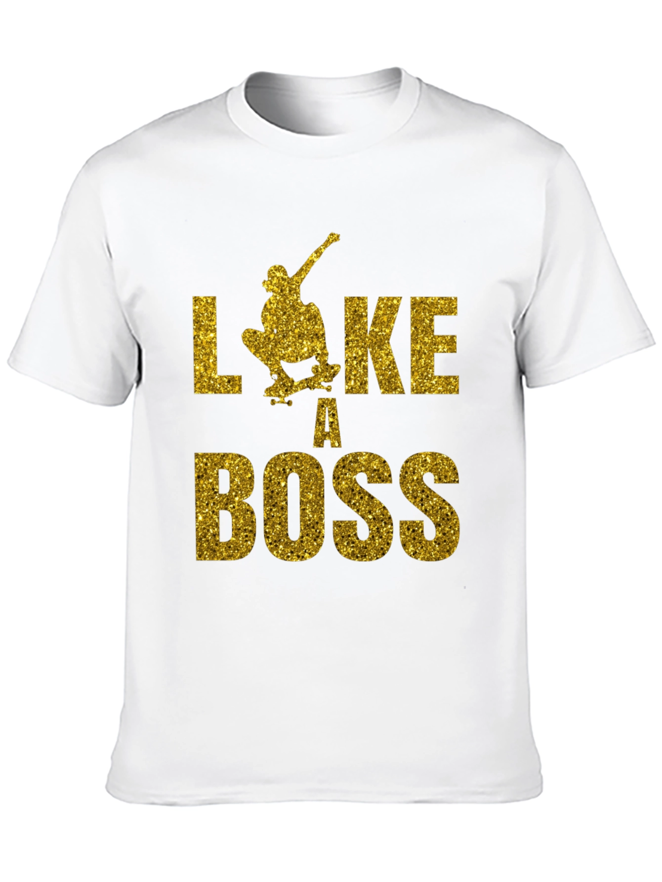 Like A Boss Skateboarder Graphic Tee