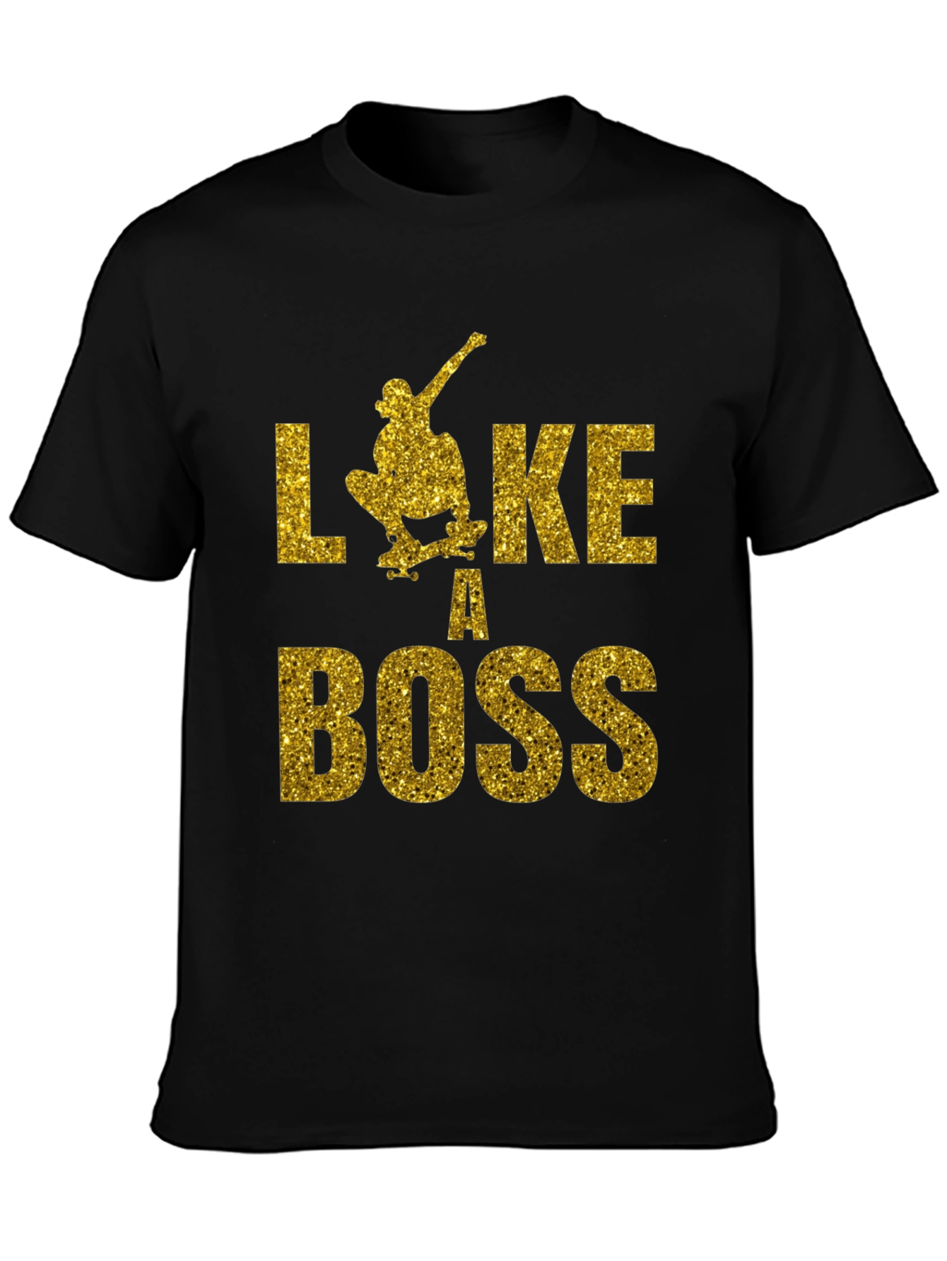 Like A Boss Skateboarder Graphic Tee