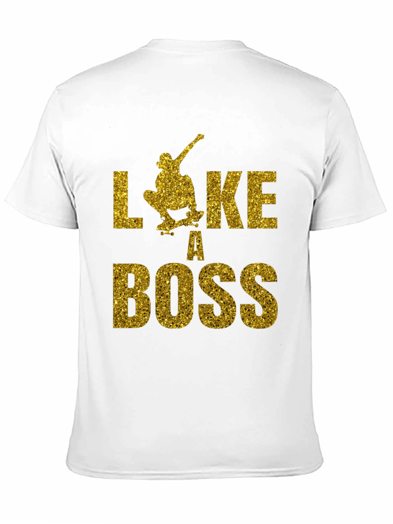 Like A Boss Skateboarder Graphic Tee