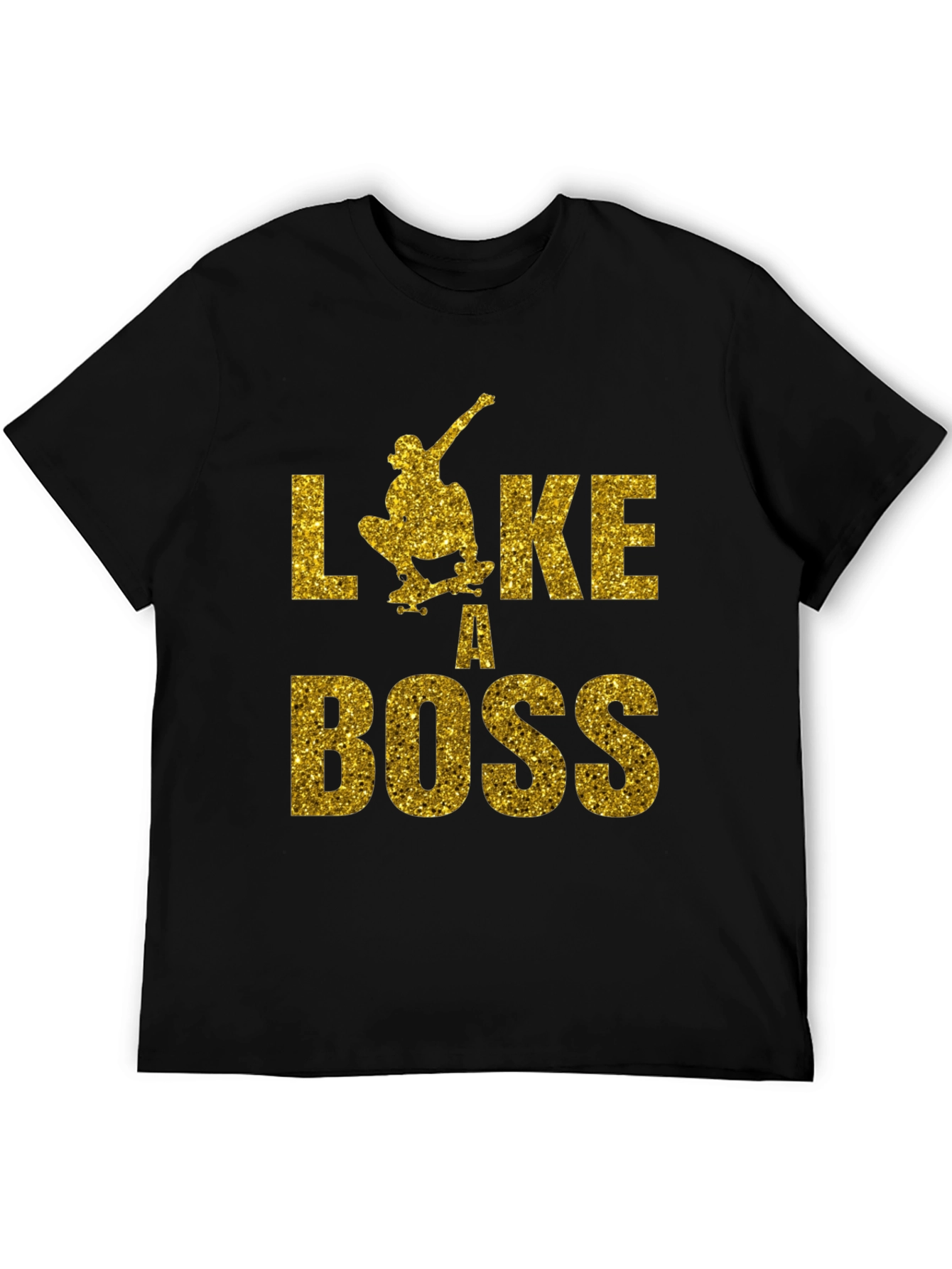 Like A Boss Skateboarder Graphic Tee