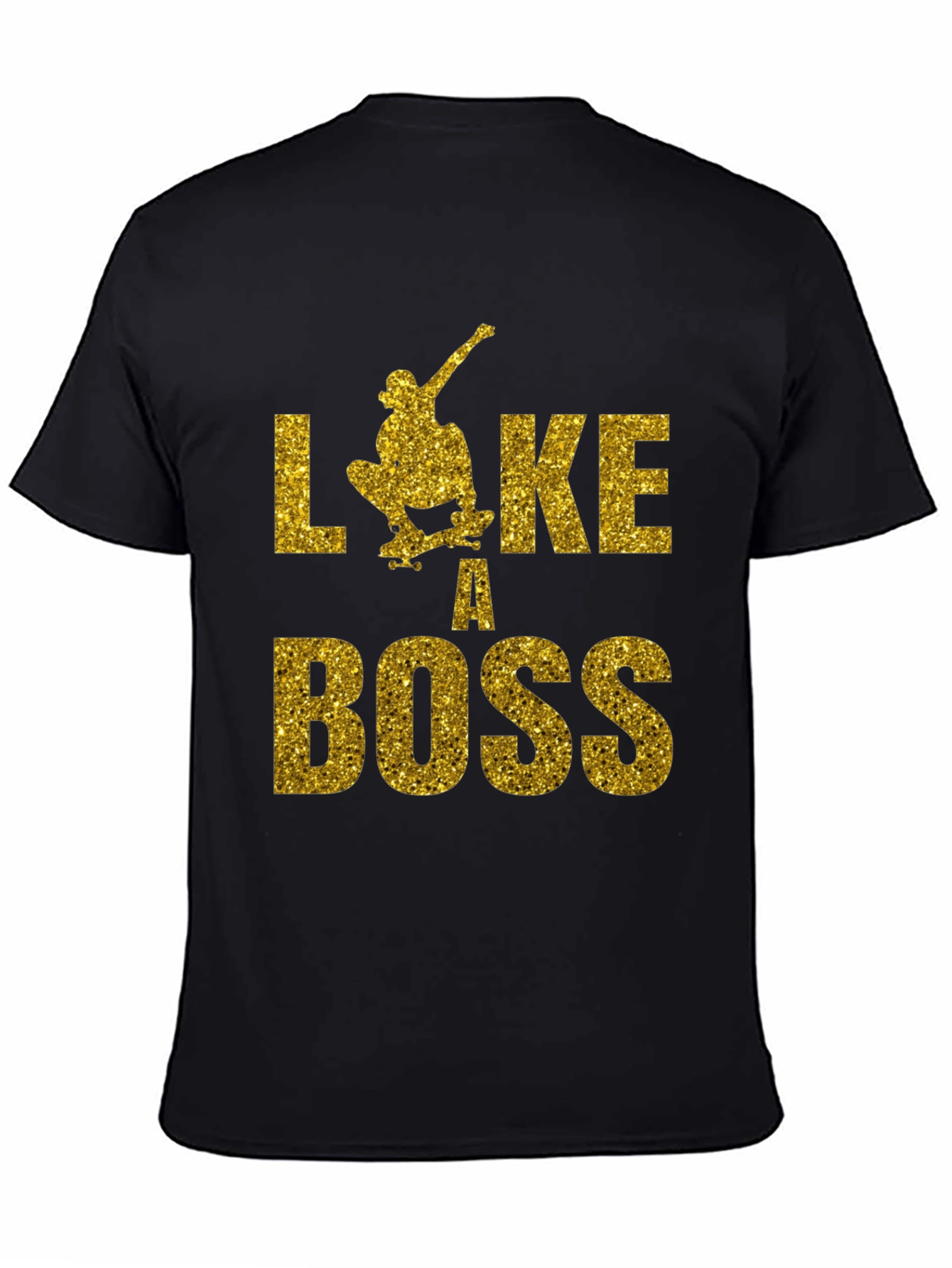 Like A Boss Skateboarder Graphic Tee