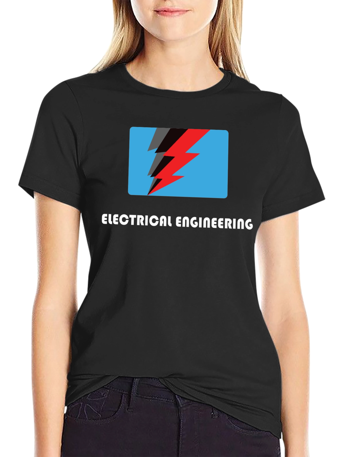 Electrical Engineering Lightning Bolt Graphic Tee