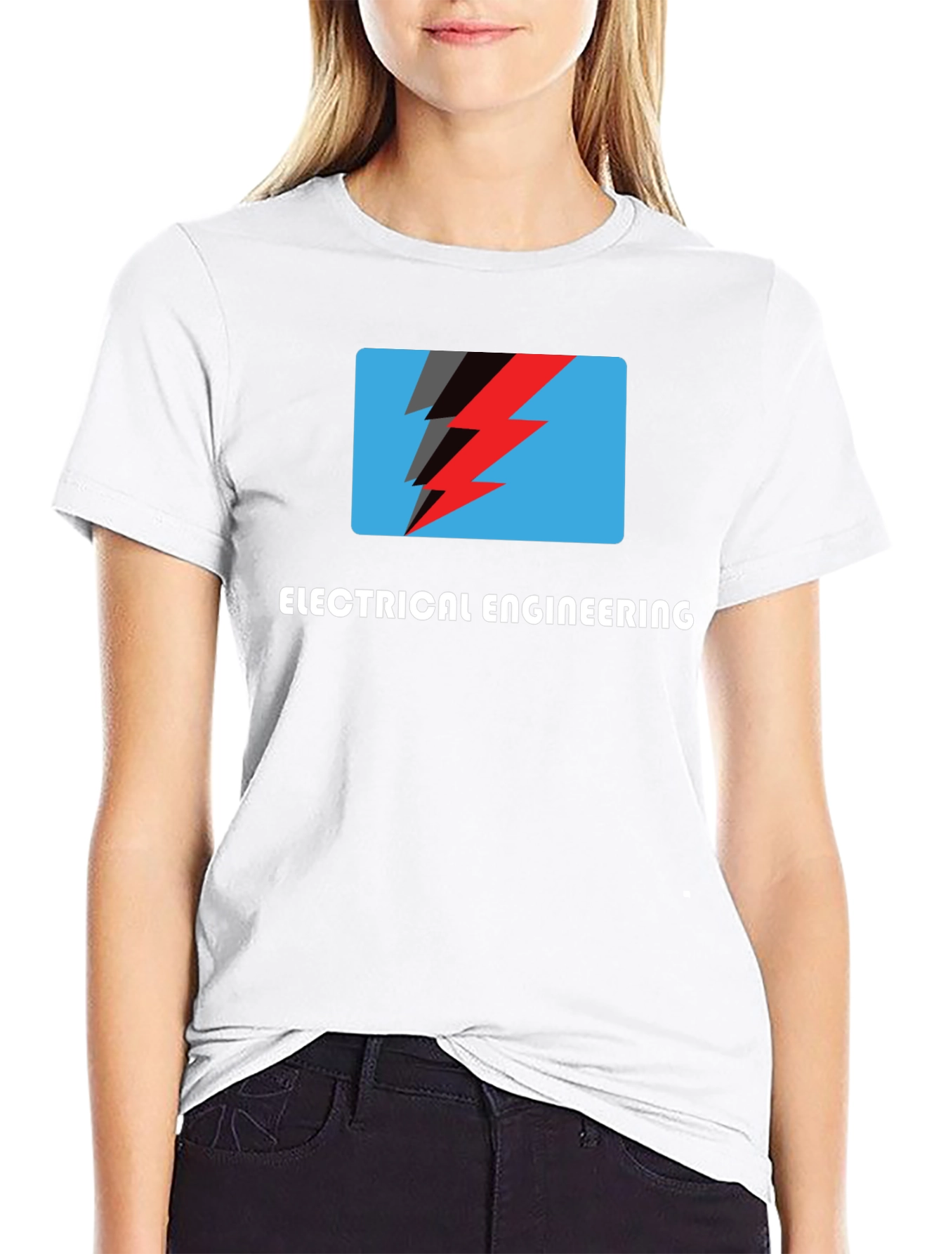 Electrical Engineering Lightning Bolt Graphic Tee