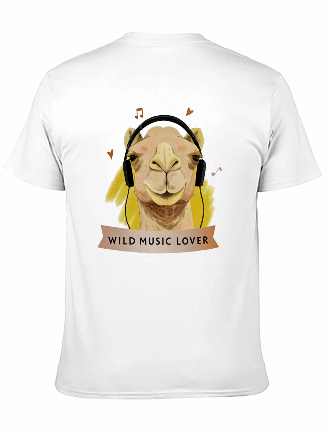 Wild Music Lover Camel T-Shirt