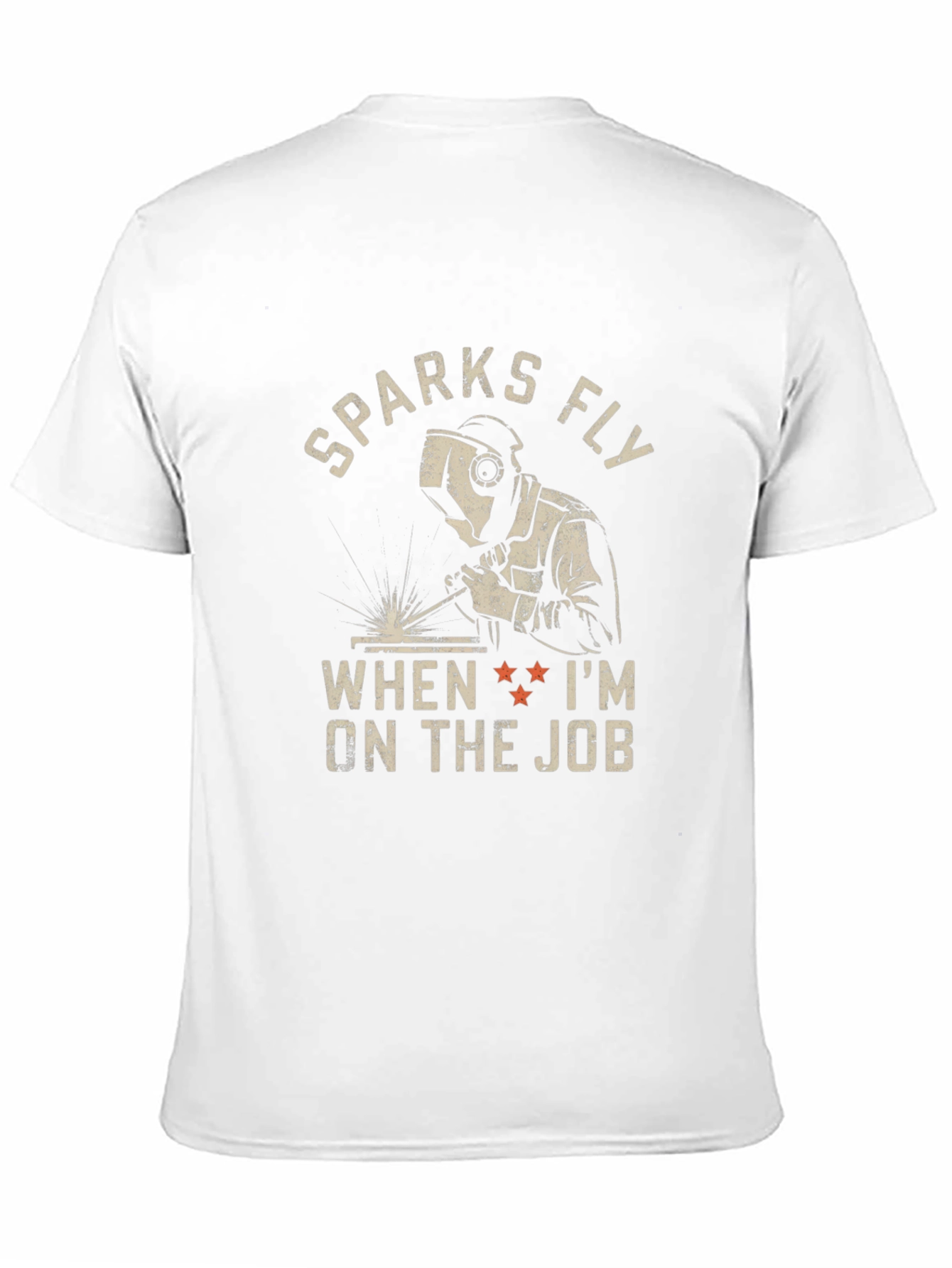 Sparks Fly Welder Graphic Tee - Black