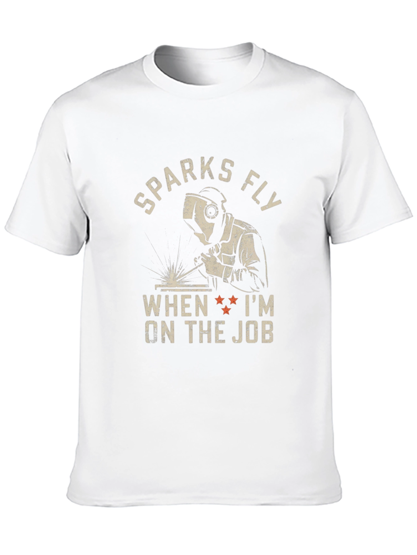 Sparks Fly Welder Graphic Tee - Black
